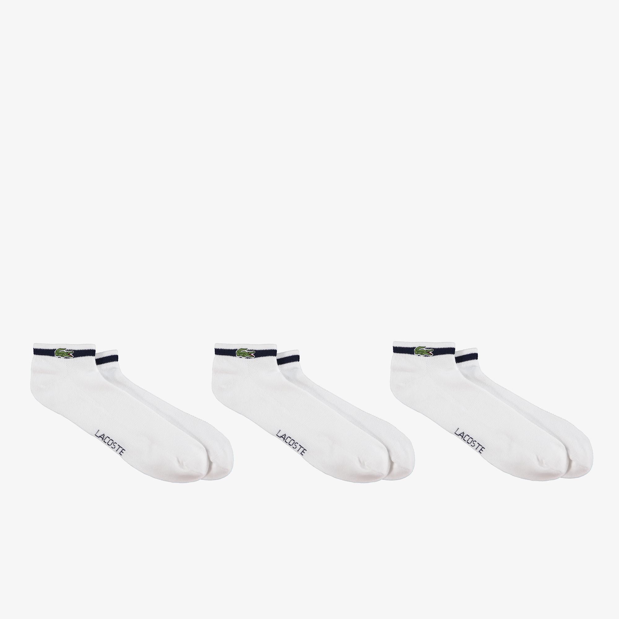 Lacoste Unisex Beyaz Çorap