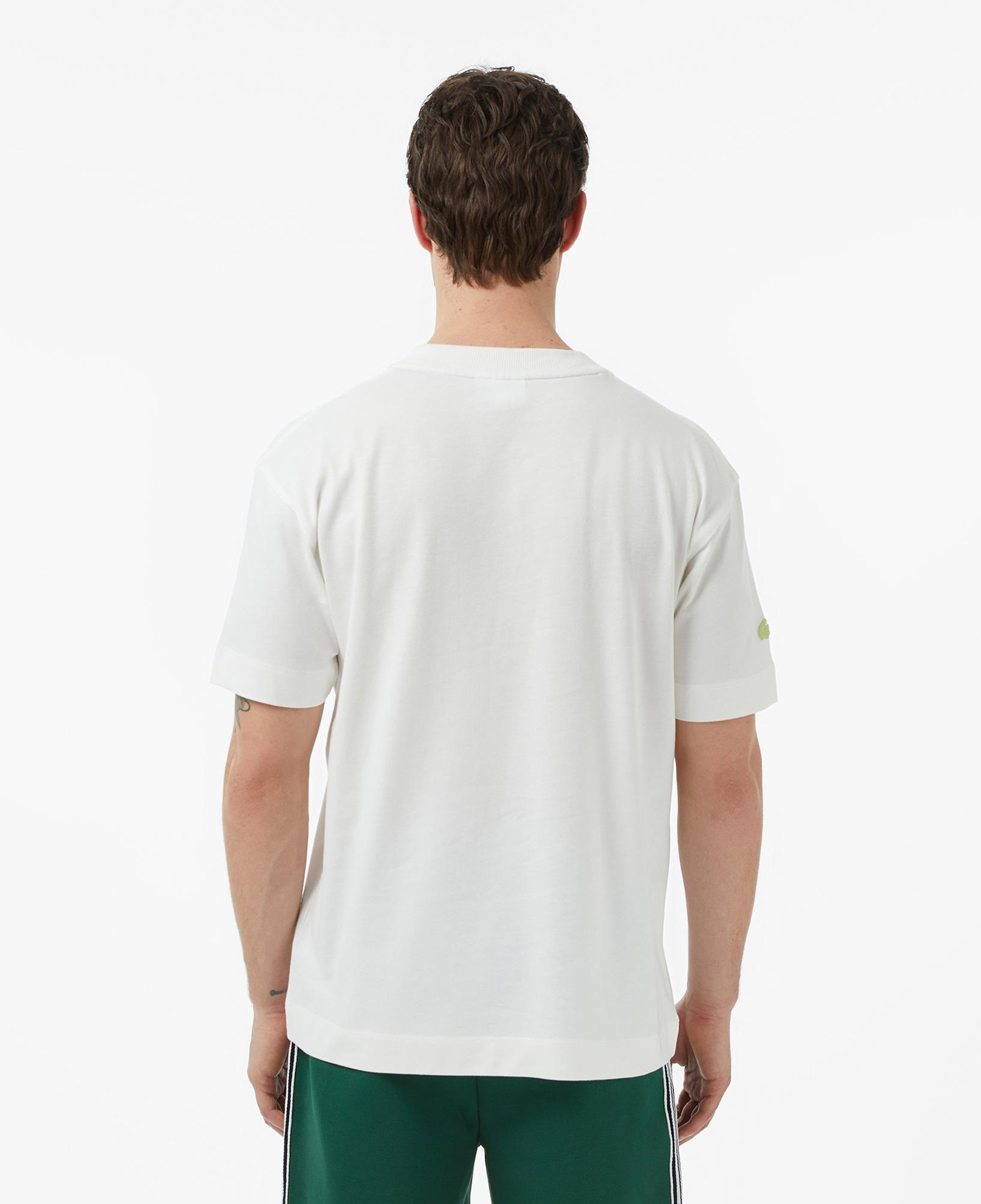 Lacoste Erkek Relaxed Fit Bisiklet Yaka Krem T-Shirt