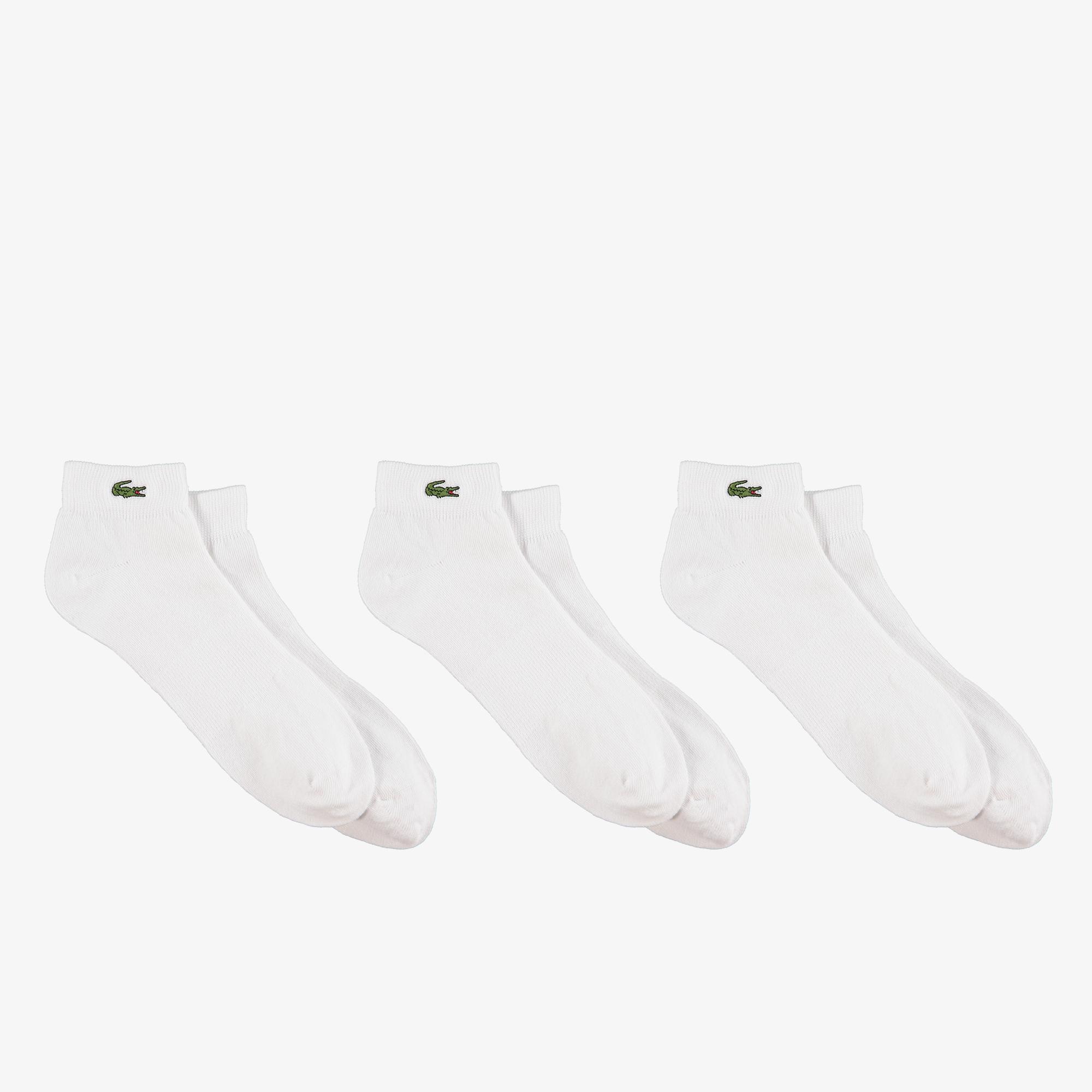 Lacoste Unisex Beyaz Çorap