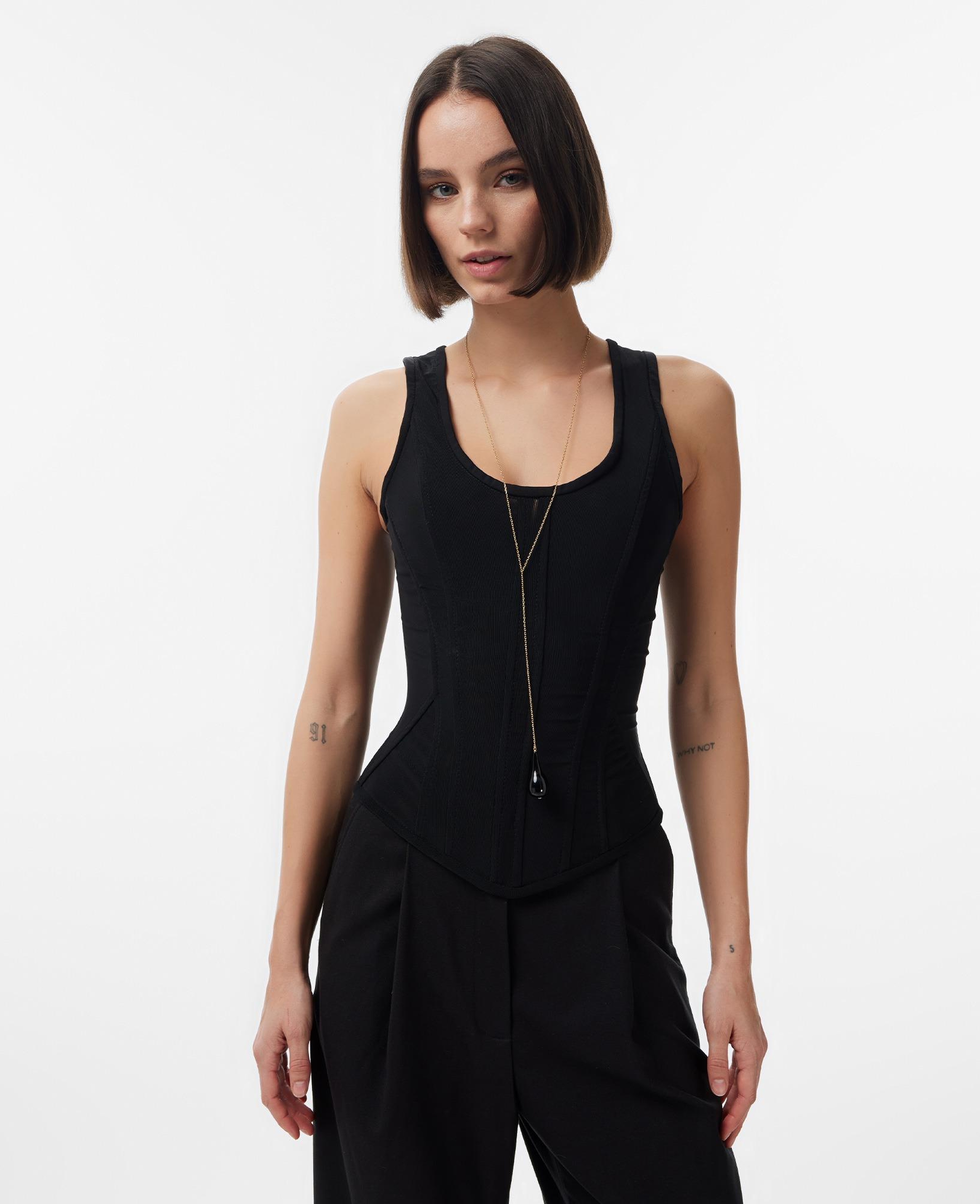 Fabby Corset Kadın Siyah Body