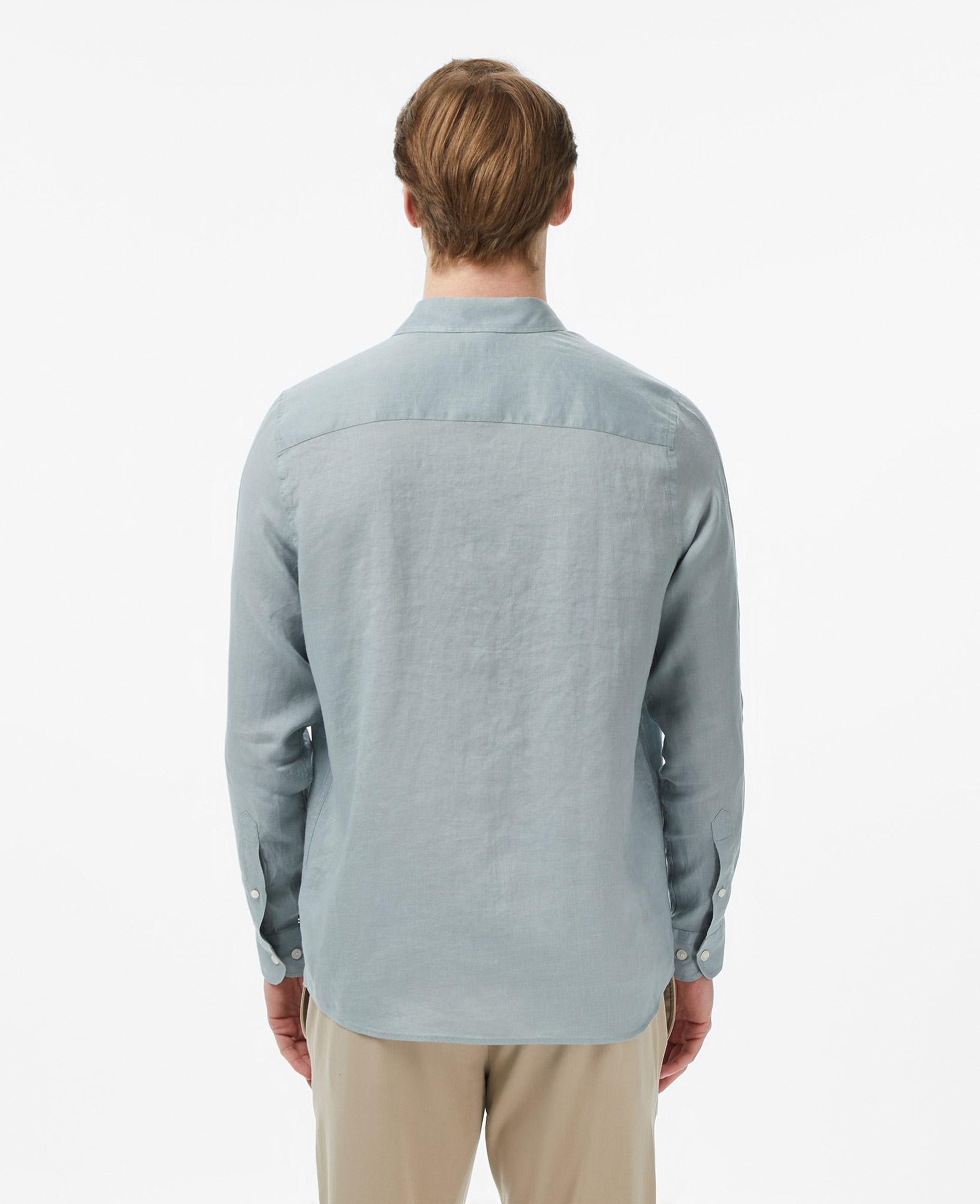 Nautica Erkek Yeşil Regular Fit Keten Gömlek