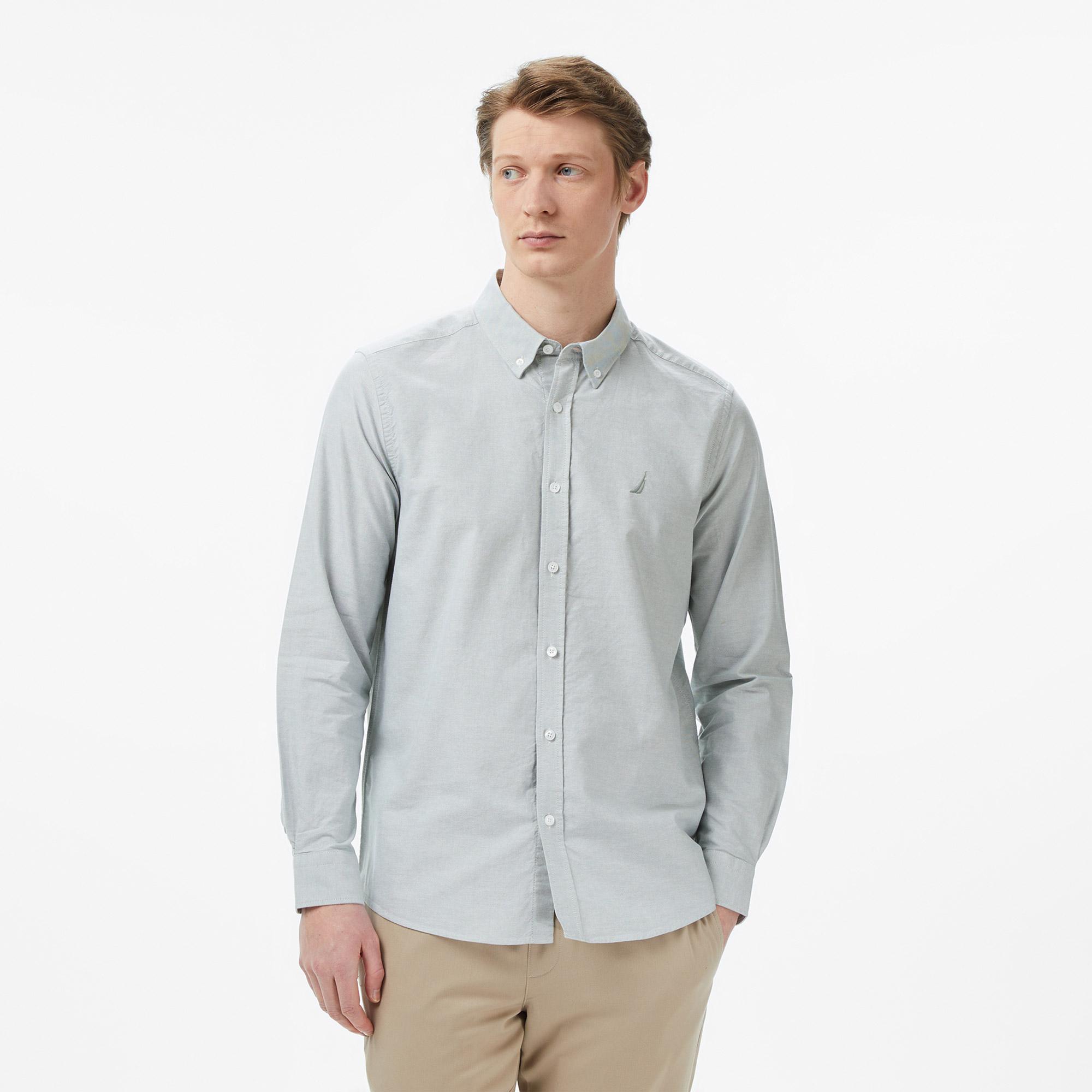 Nautica Erkek Yeşil Regular Fit Gömlek