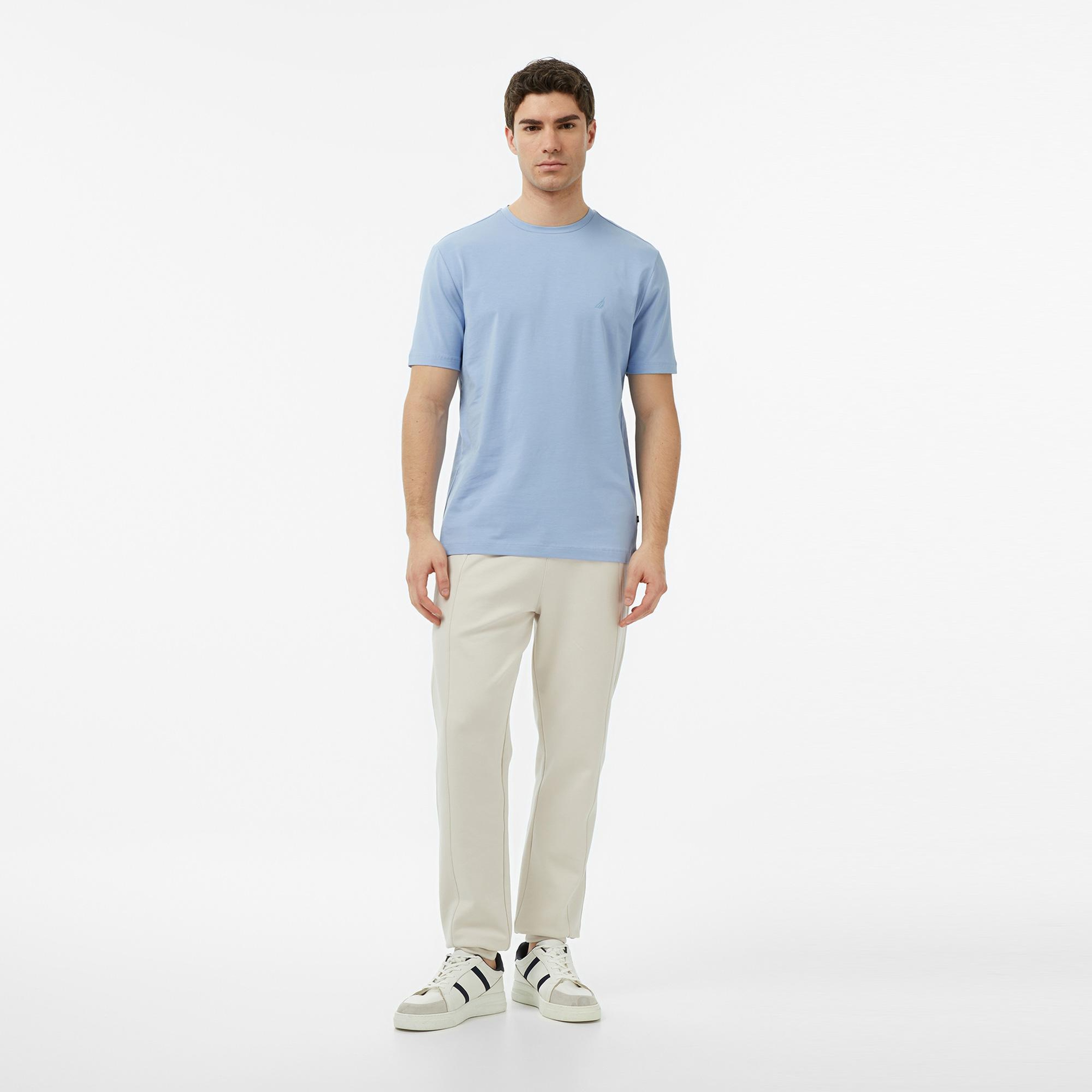 Nautica Erkek Mavi Regular Fit T-Shirt
