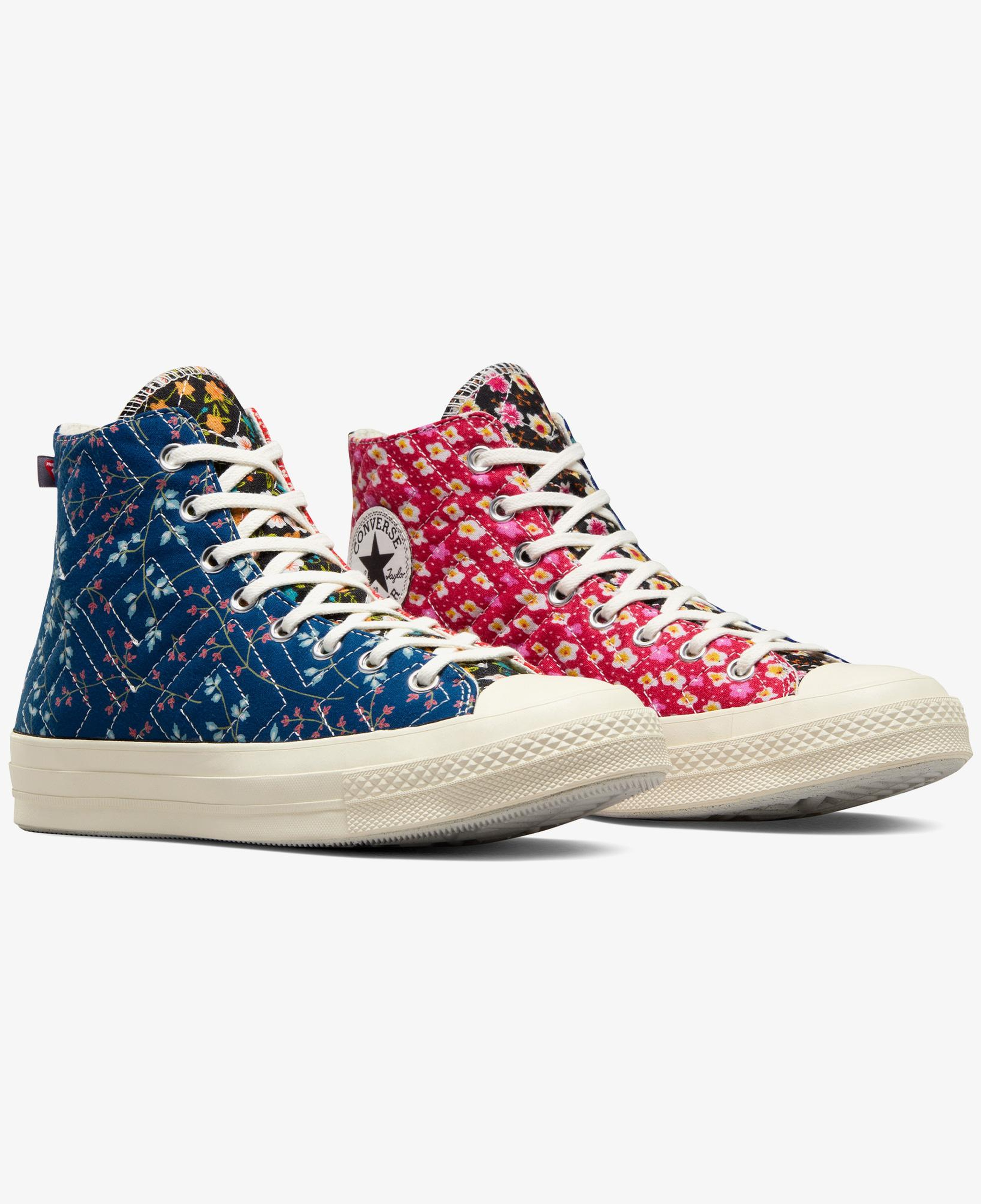 Converse Beyond Retro Upcycled Floral Chuck 70 Kadın Renkli Sneaker