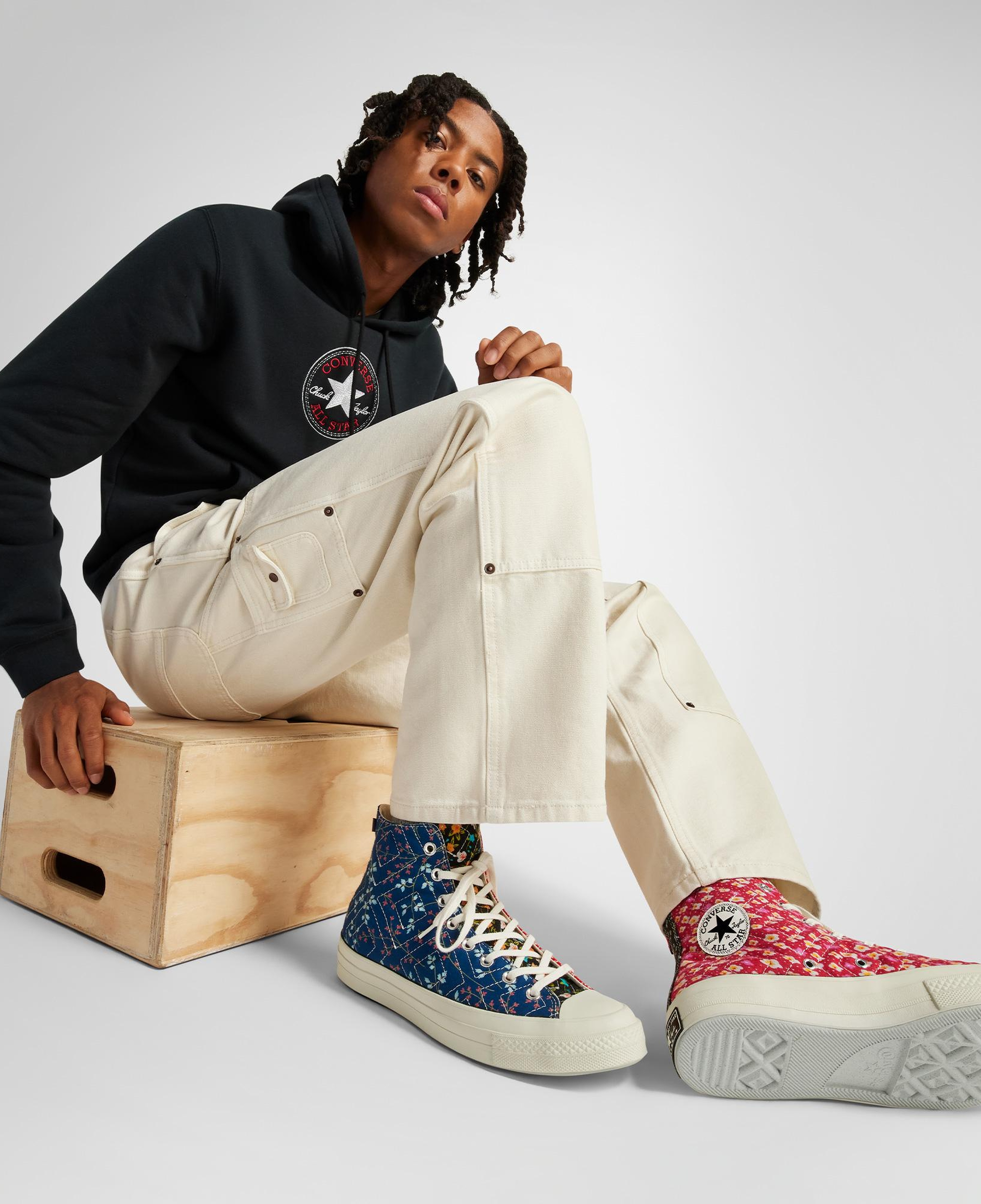 Converse Beyond Retro Upcycled Floral Chuck 70 Kadın Renkli Sneaker