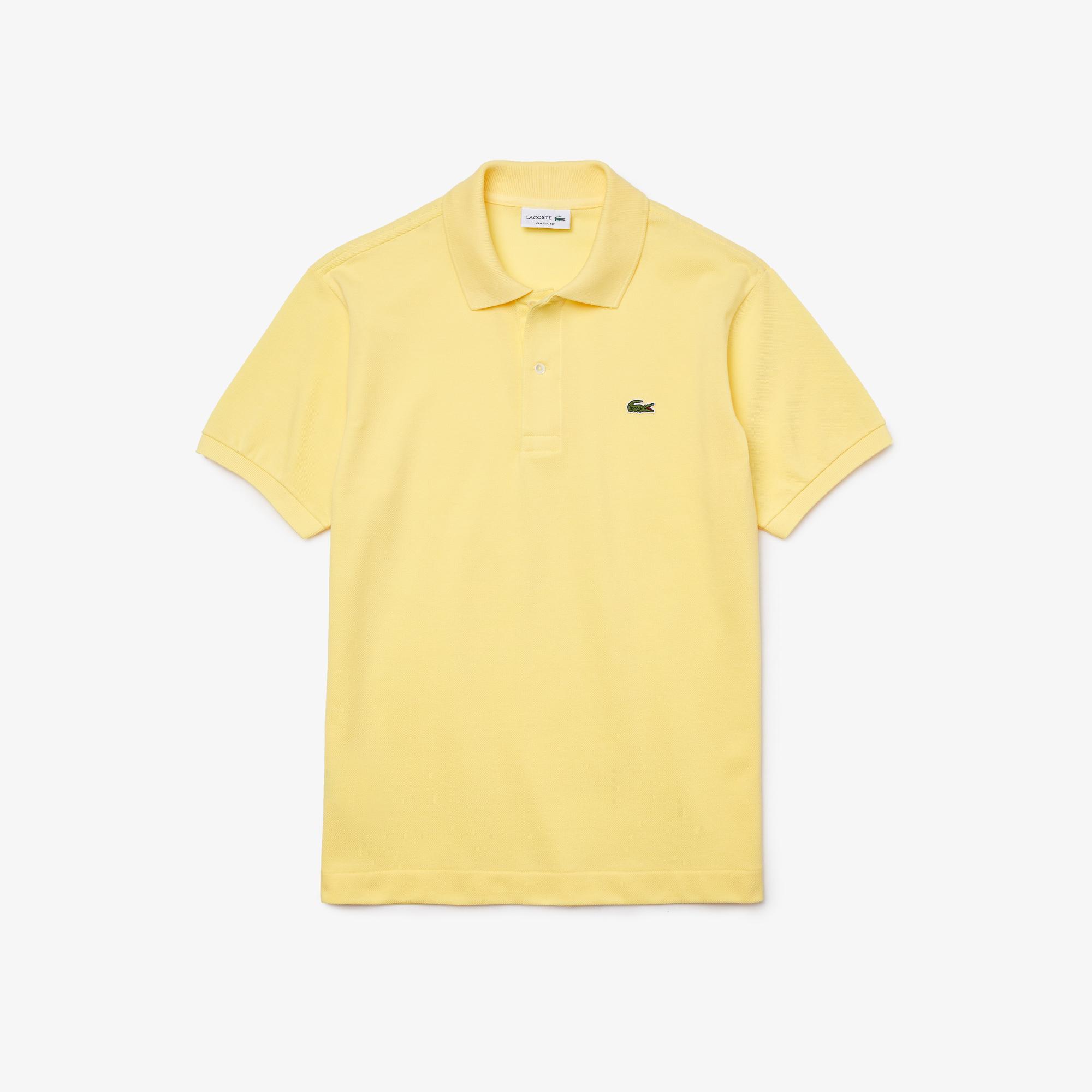 Lacoste L.12.12 Erkek Classic Fit Sarı Polo