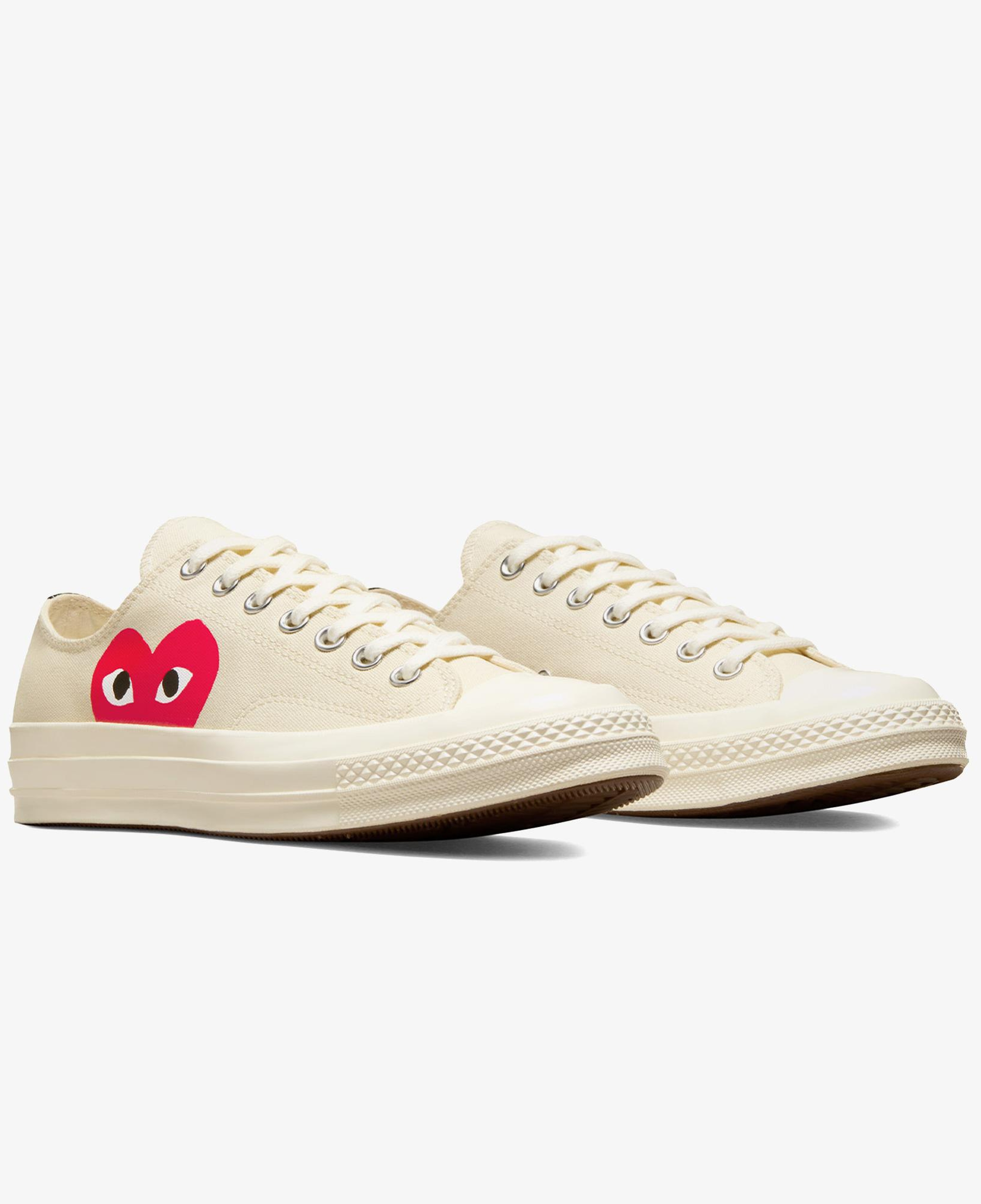 Converse X Comme Des Garçons Play Chuck 70 Unisex Krem Sneaker