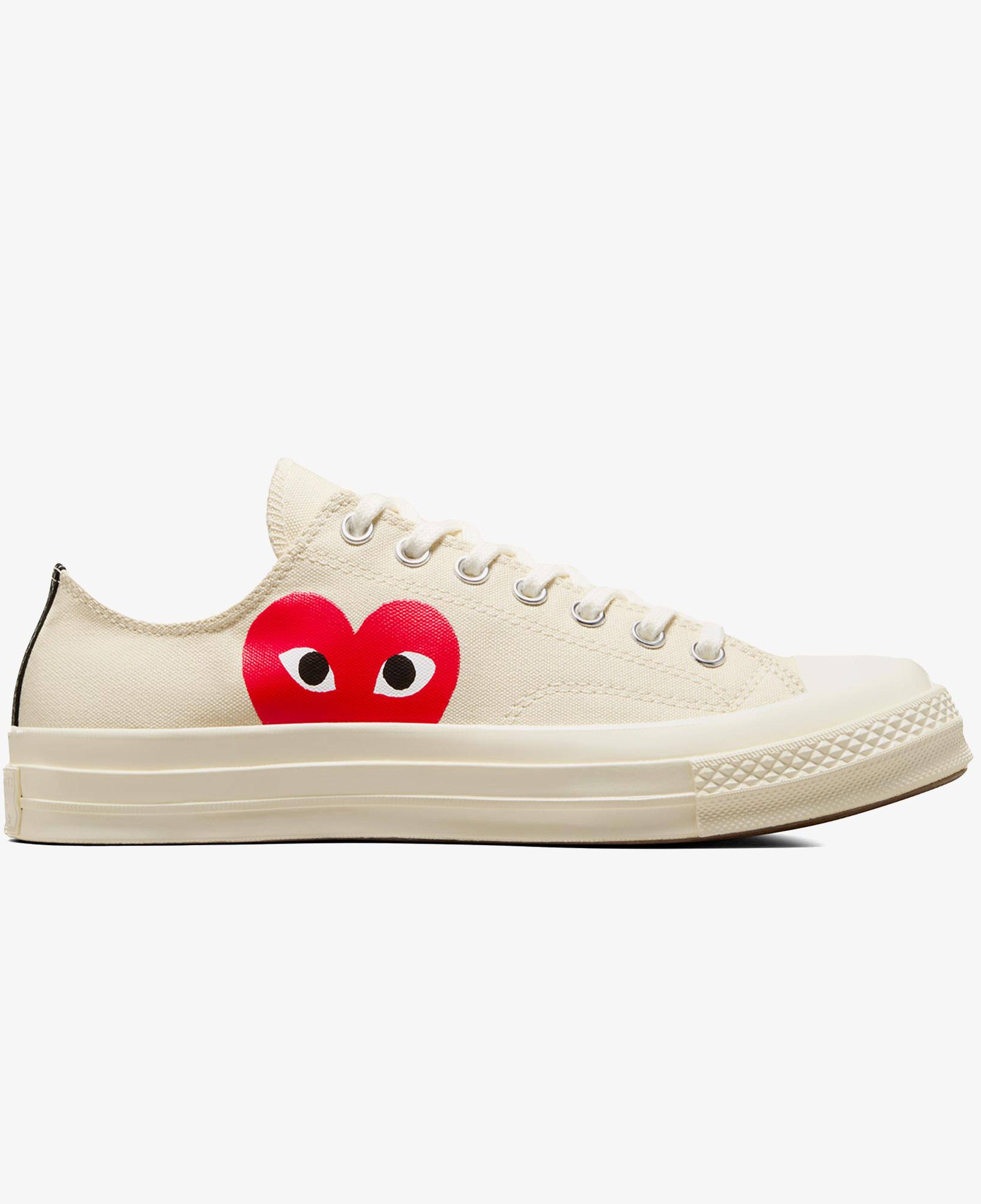 Converse X Comme Des Garçons Play Chuck 70 Unisex Krem Sneaker
