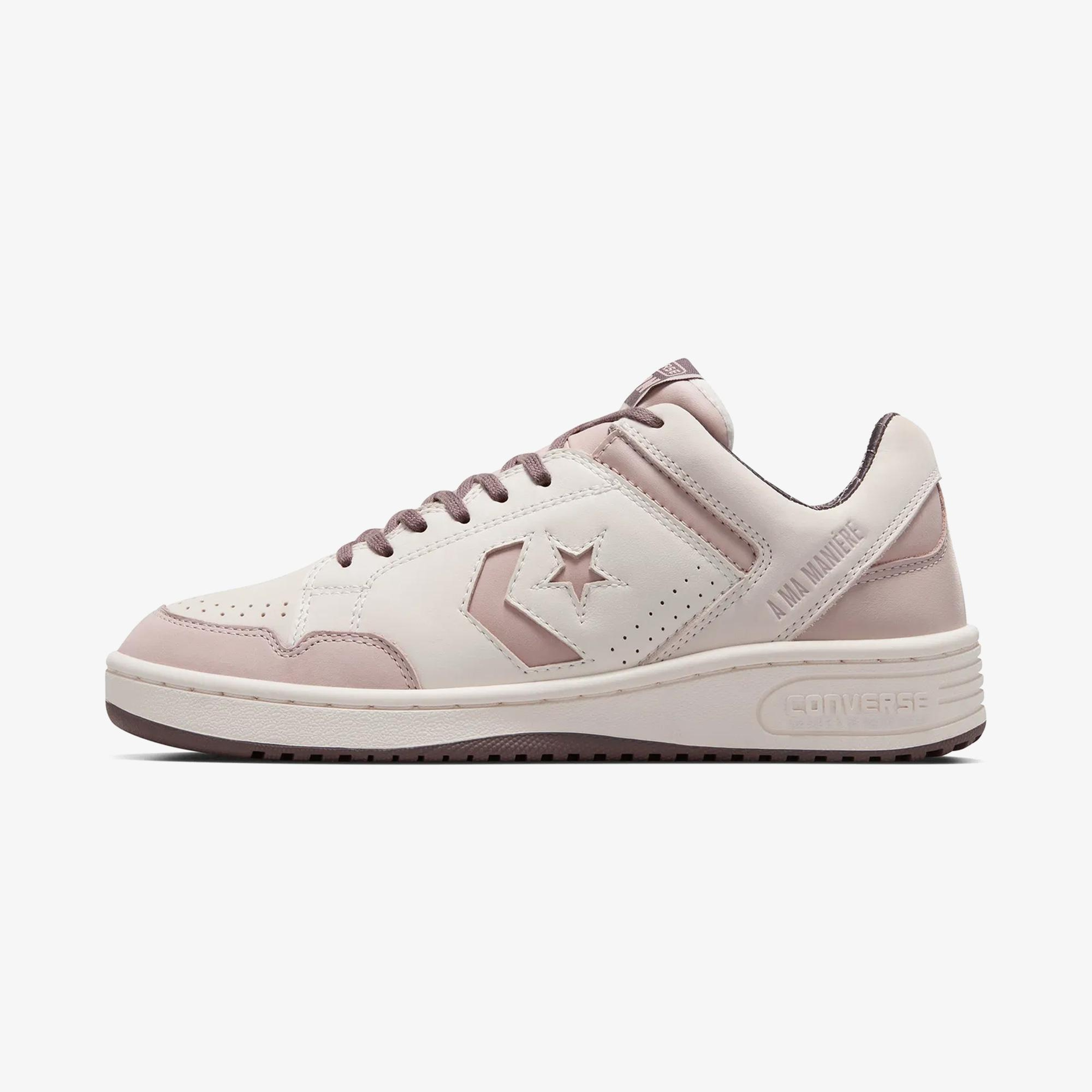 Converse x A Ma Maniere Weapon Unisex Beyaz Deri Sneaker