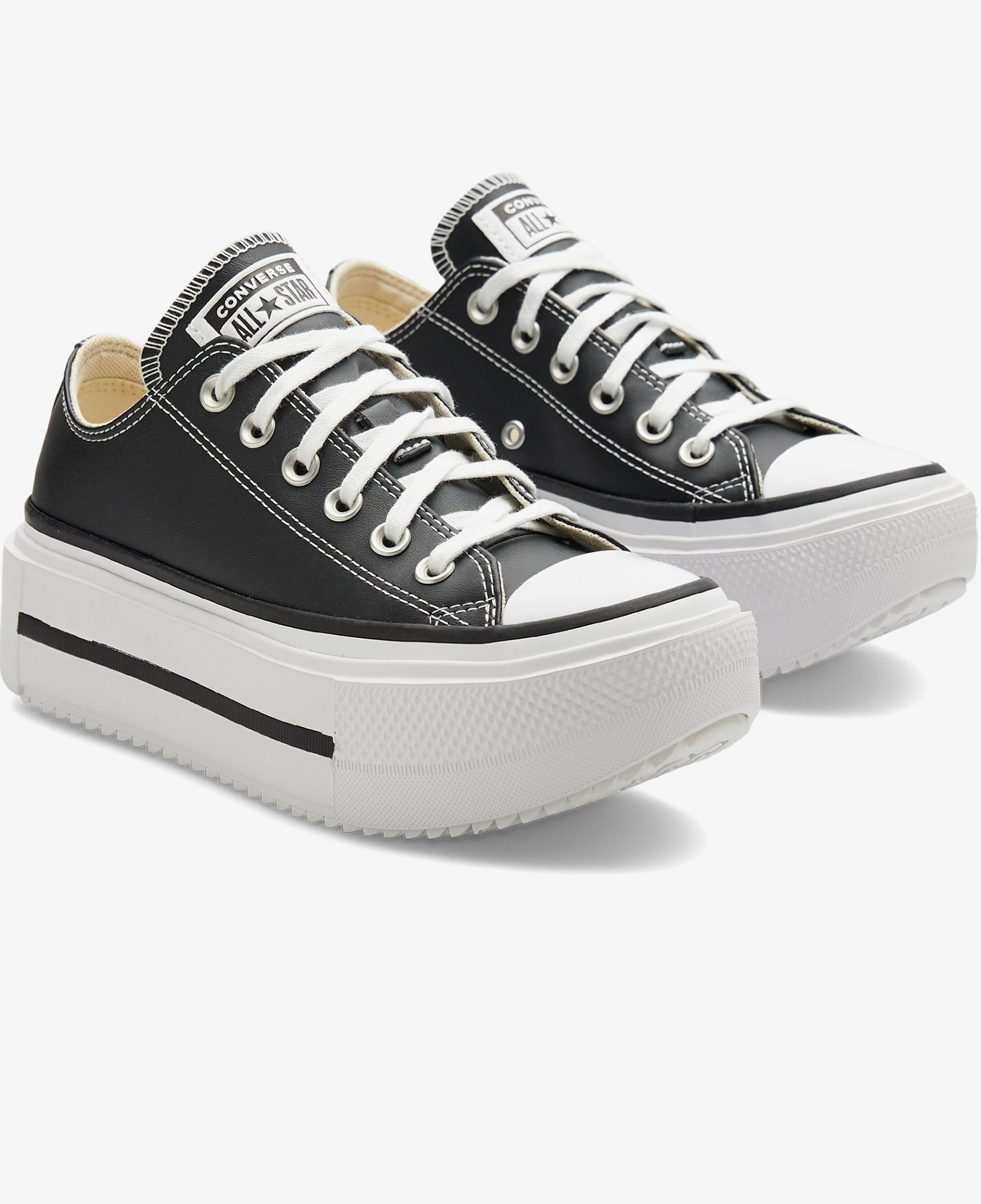 Converse Chuck Taylor All Star Lift Double Stack Unisex Siyah Sneaker