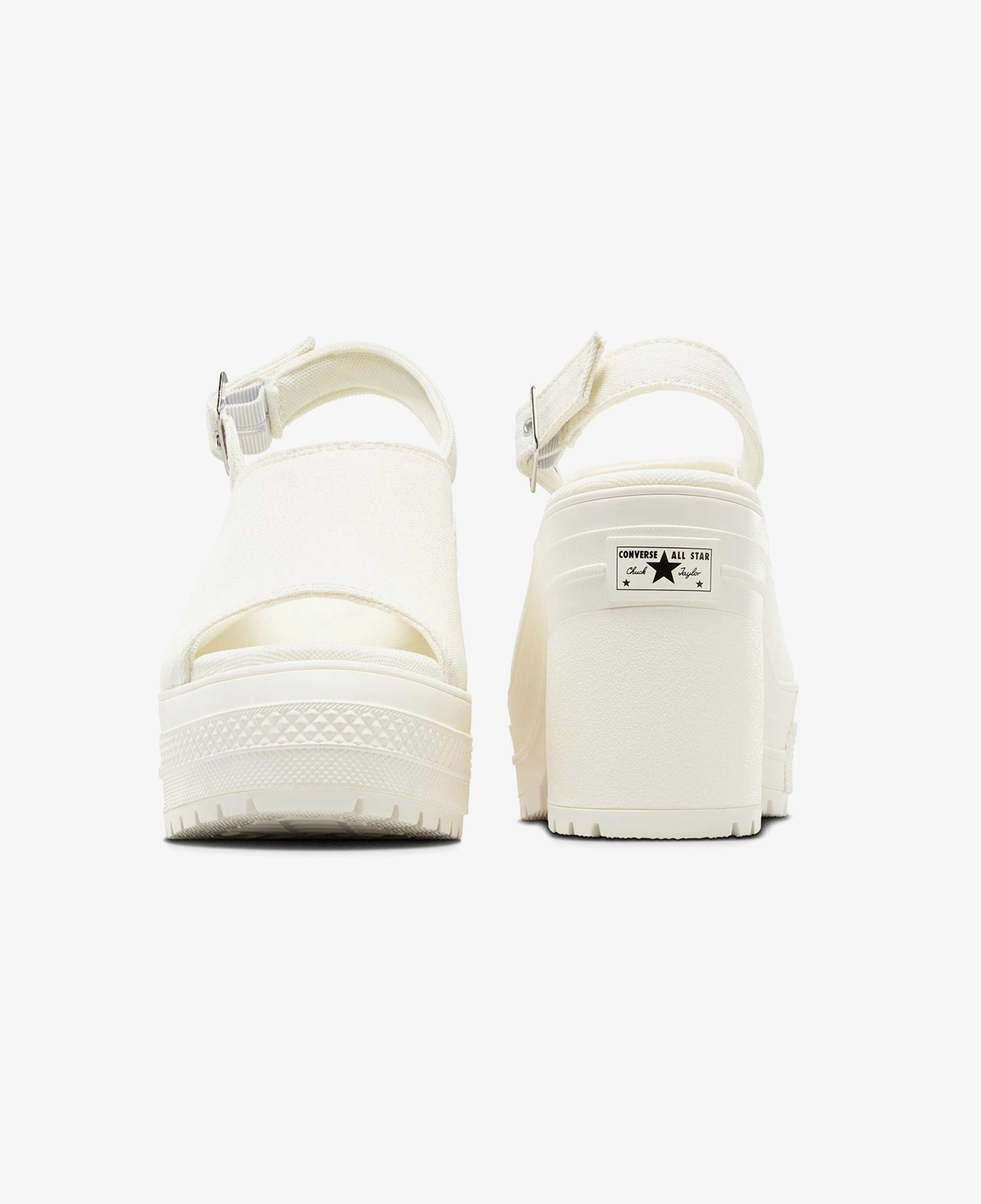 Converse Chuck 70 De Luxe Heel Unisex Krem Platform Sandalet