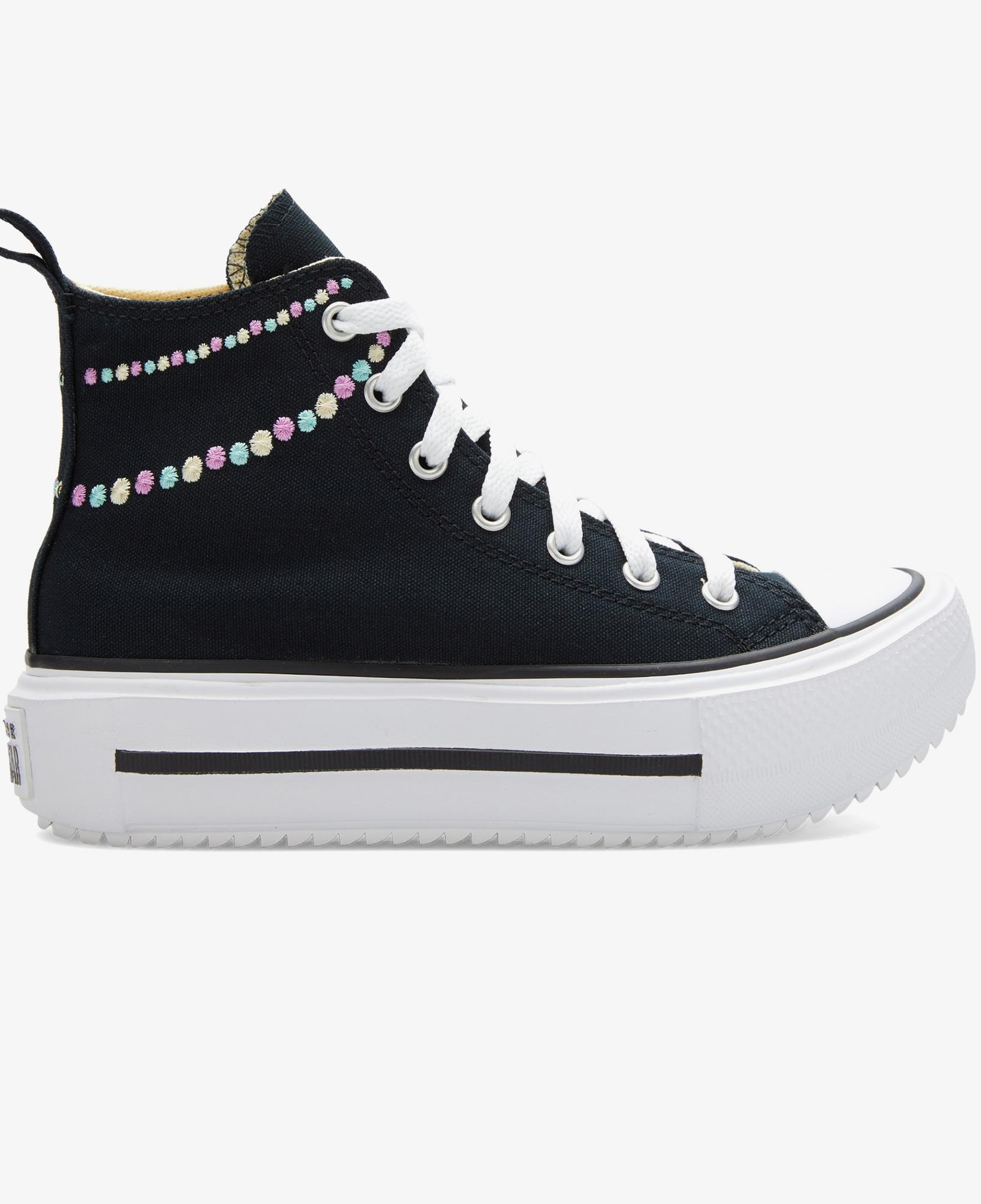 Converse Chuck Taylor All Star Lift Double Stack Çocuk Siyah Sneaker