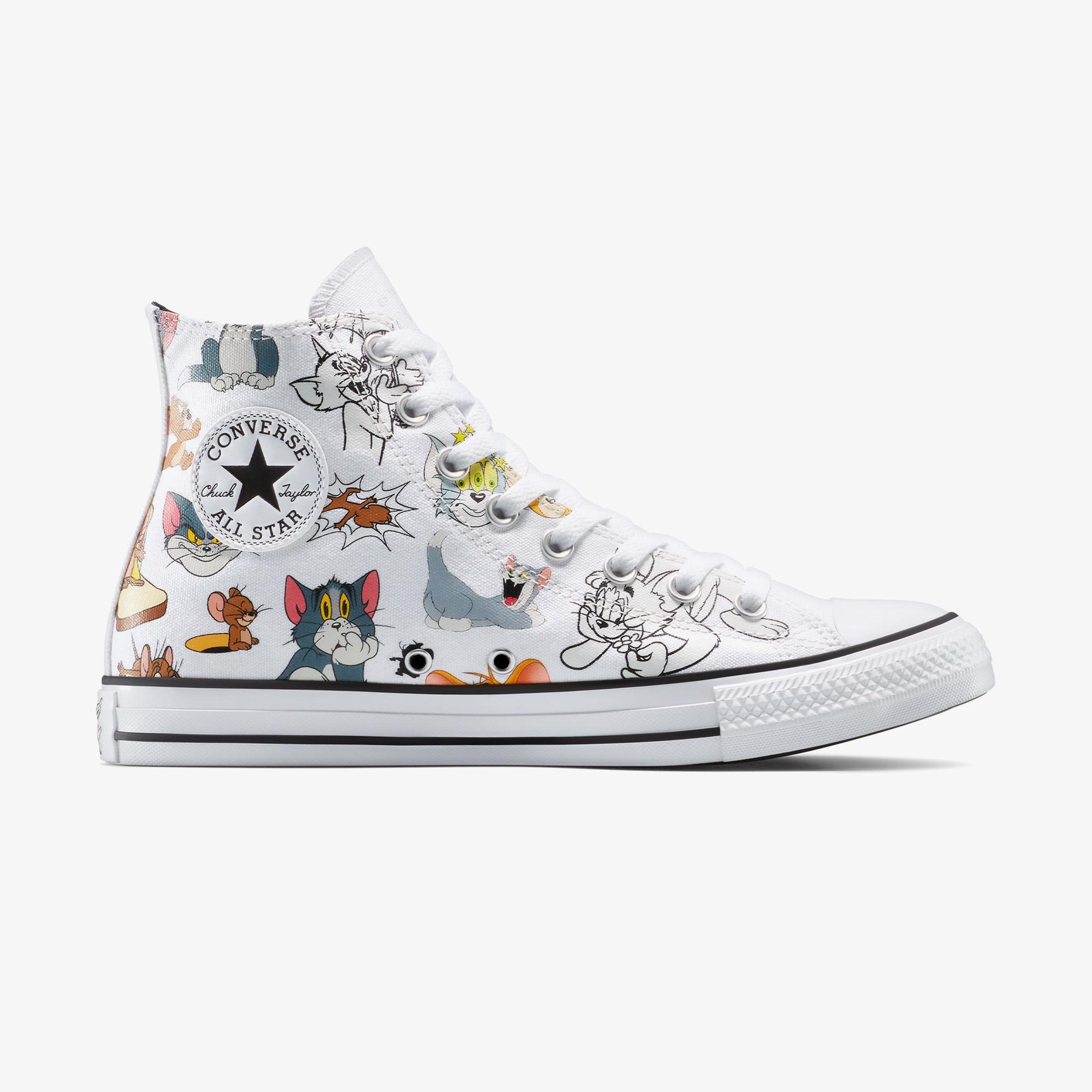 Converse x Tom & Jerry Chuck Taylor All Star Unisex Beyaz Sneaker