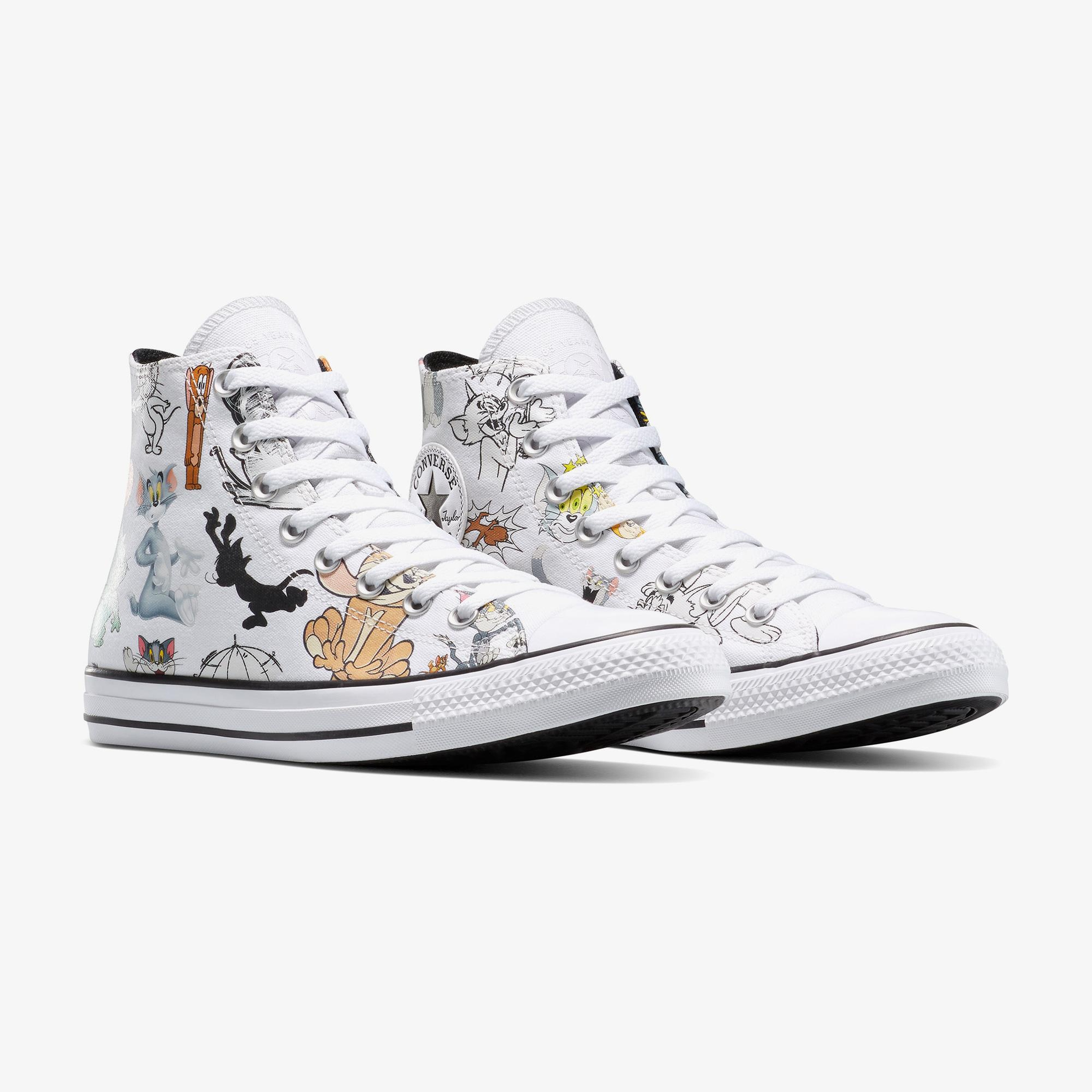 Converse x Tom & Jerry Chuck Taylor All Star Unisex Beyaz Sneaker