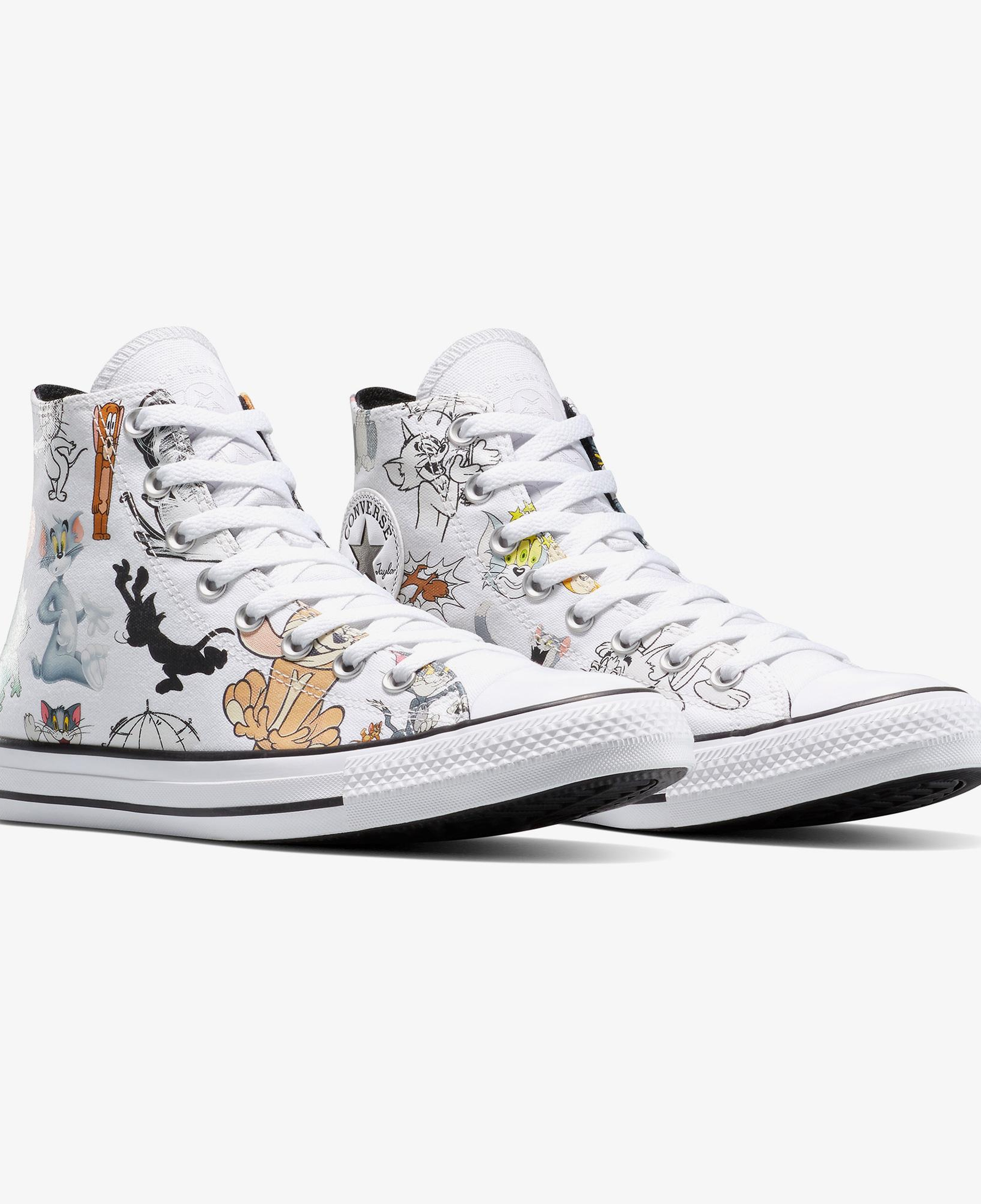Converse x Tom & Jerry Chuck Taylor All Star Unisex Beyaz Sneaker