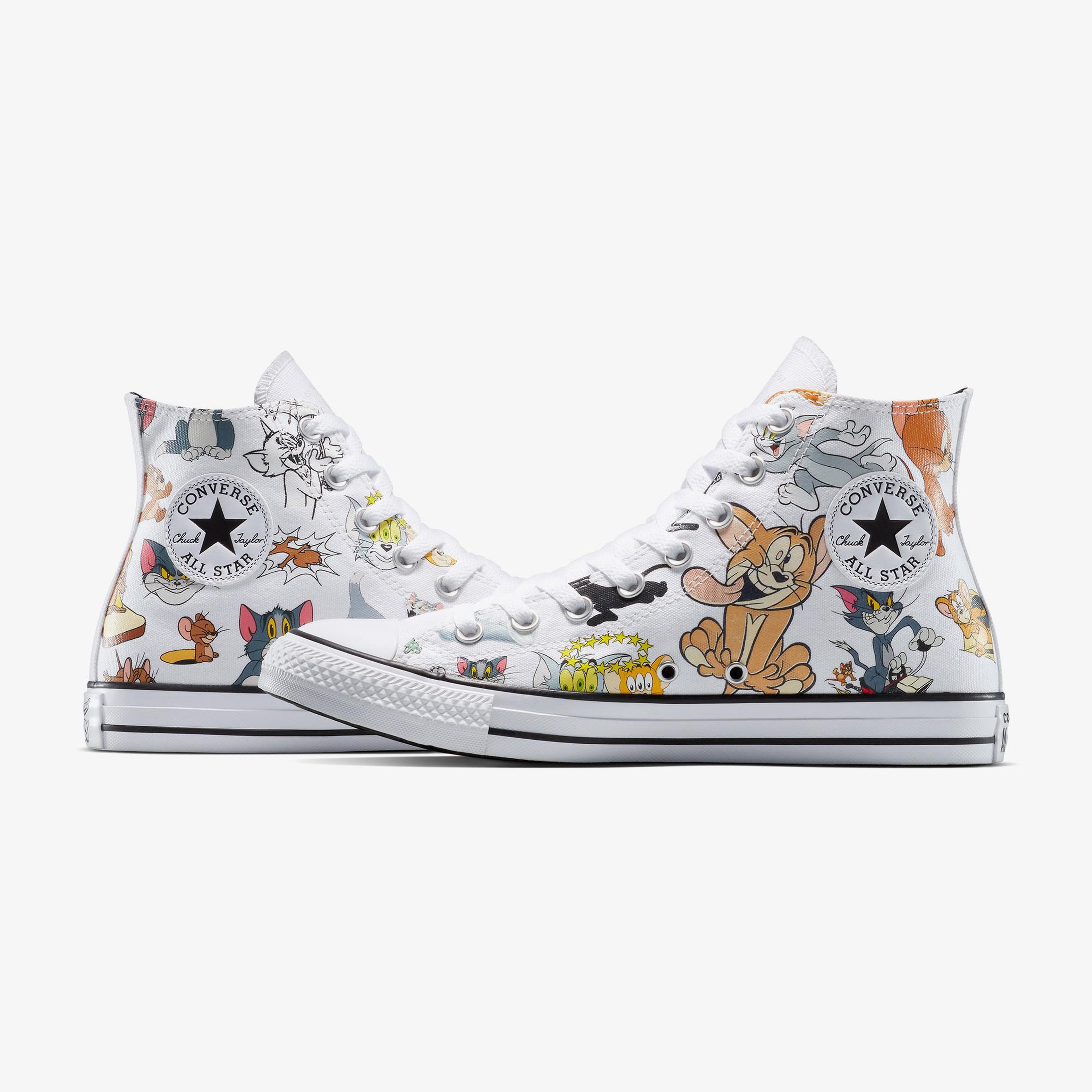 Converse x Tom & Jerry Chuck Taylor All Star Unisex Beyaz Sneaker