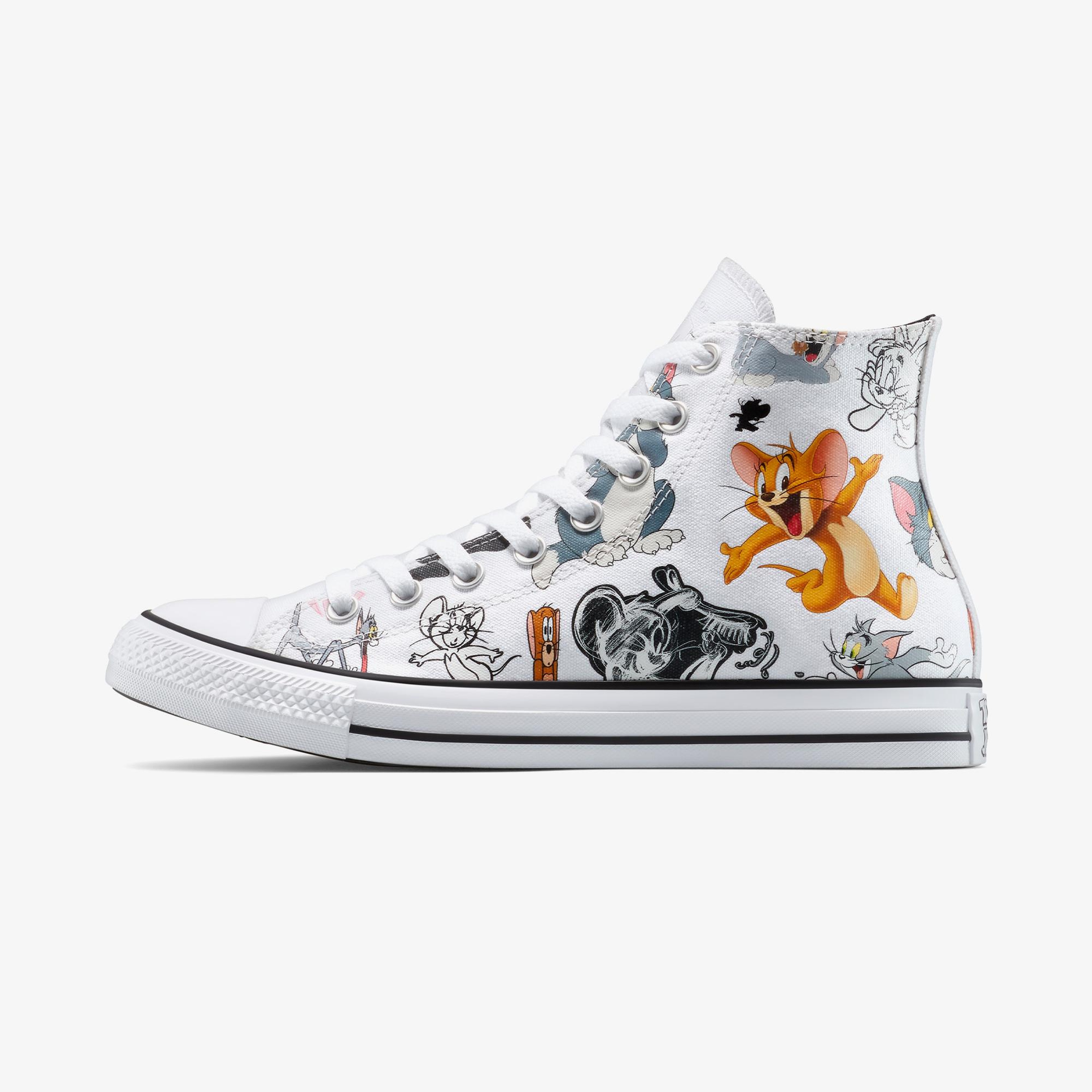 Converse x Tom & Jerry Chuck Taylor All Star Unisex Beyaz Sneaker