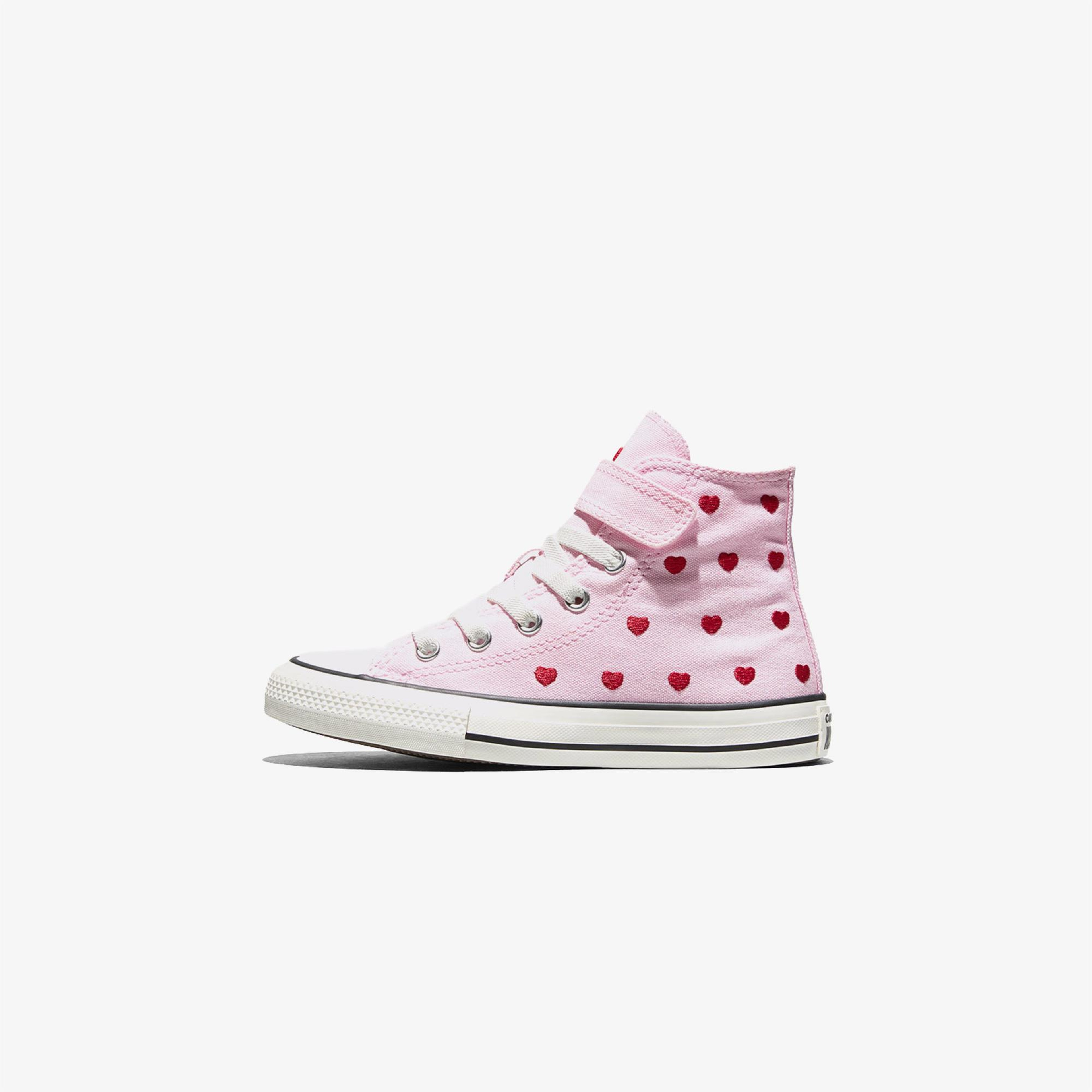 Converse Chucks In Love Chuck Taylor All Star 1V Çocuk Pembe Sneaker