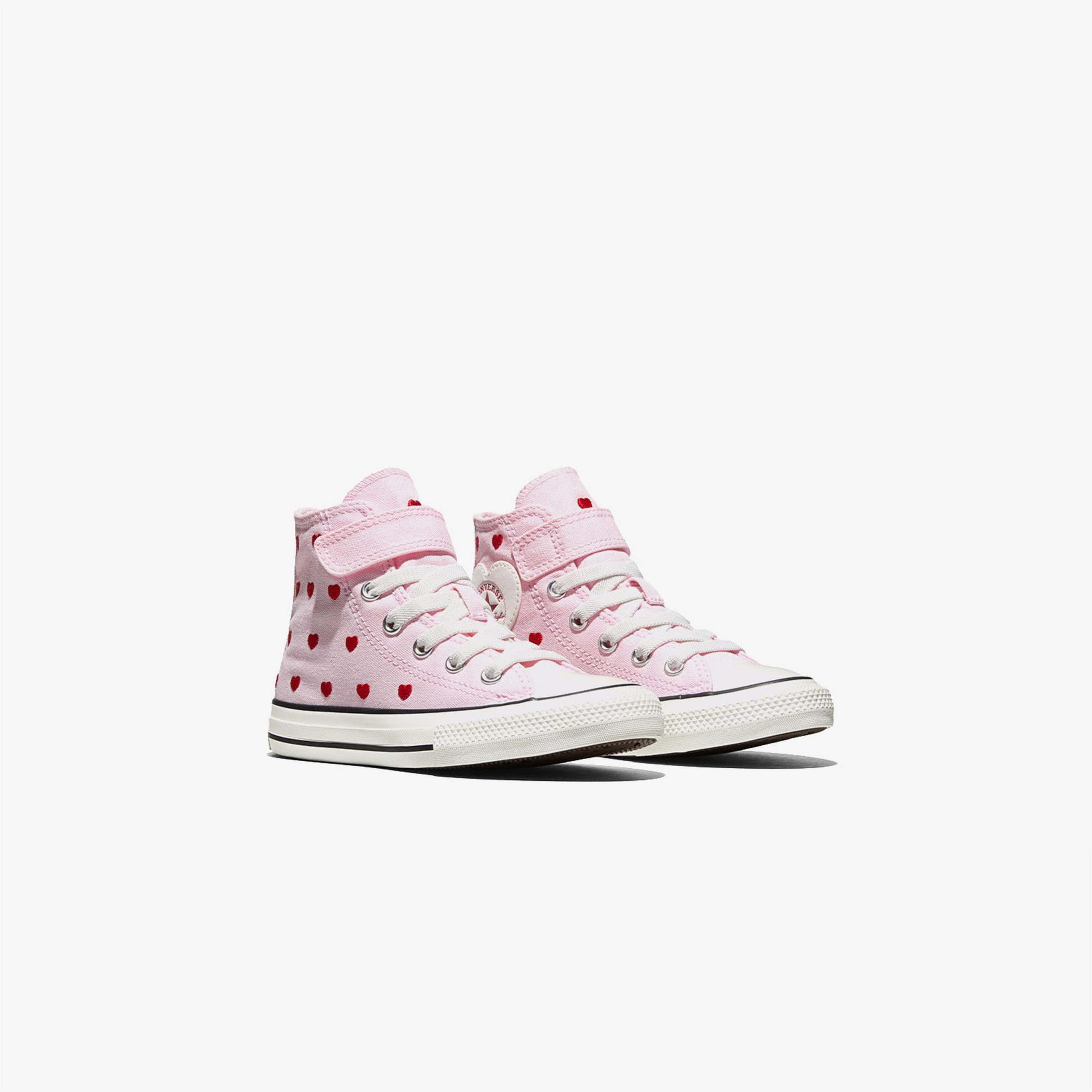 Converse Chucks In Love Chuck Taylor All Star 1V Çocuk Pembe Sneaker