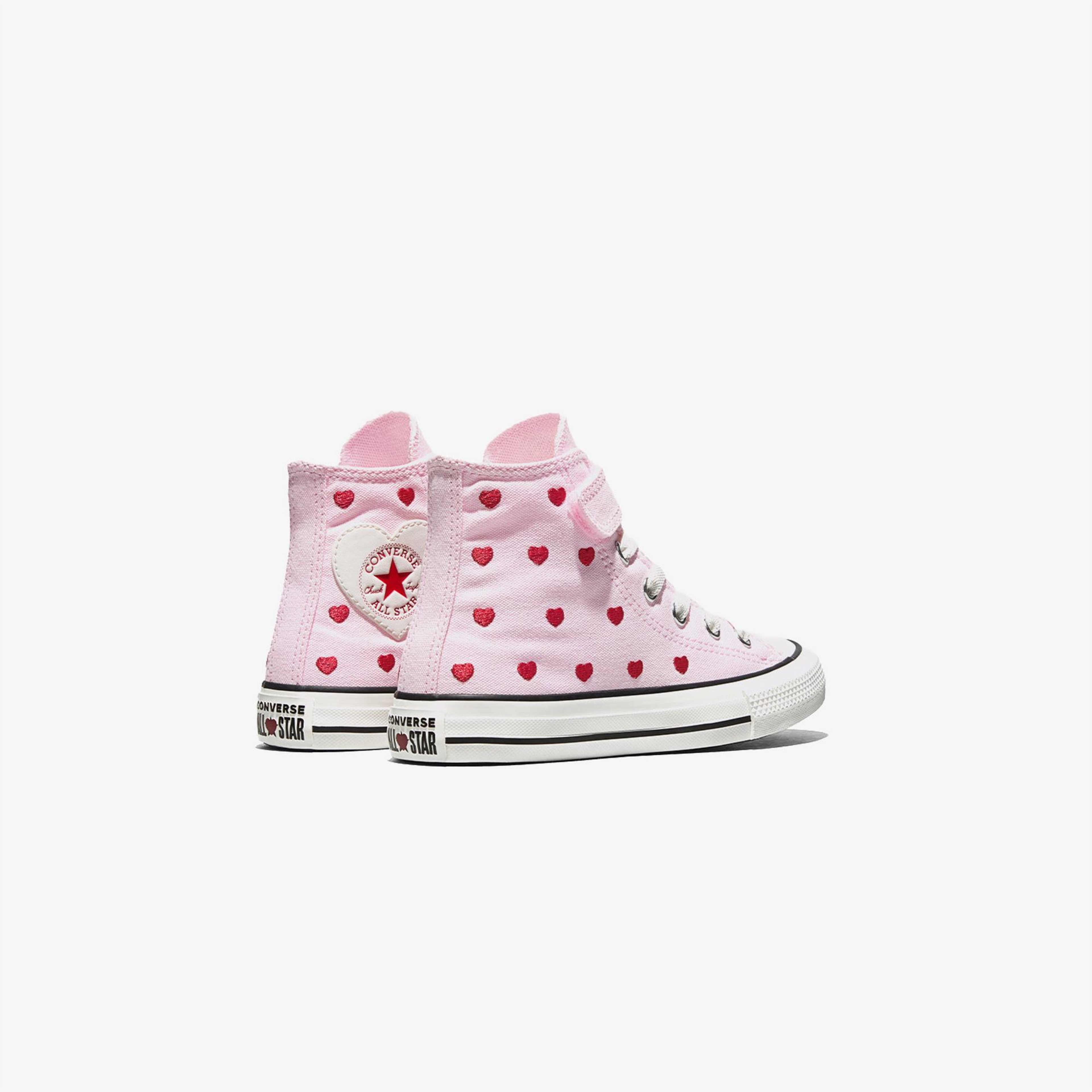 Converse Chucks In Love Chuck Taylor All Star 1V Çocuk Pembe Sneaker