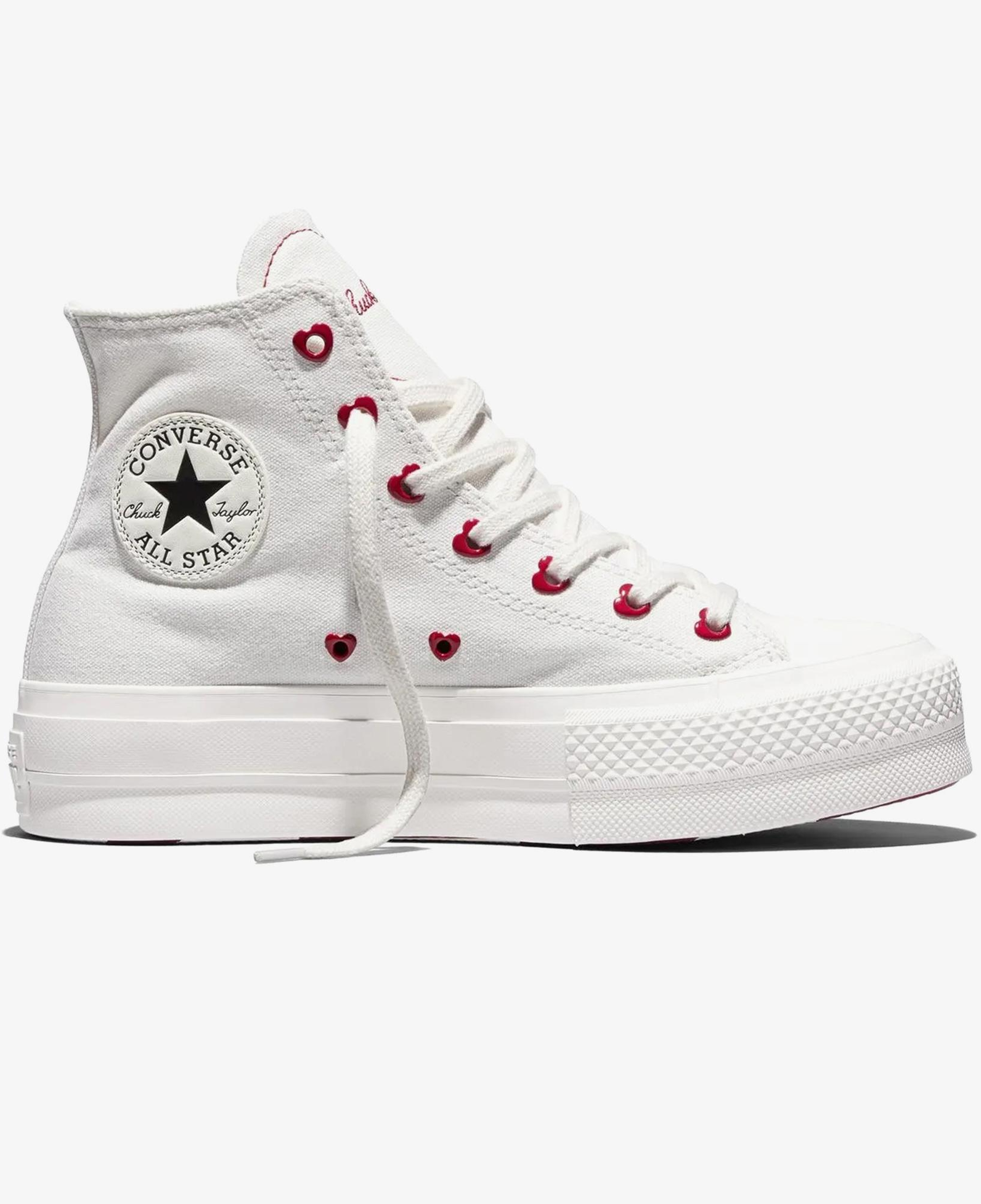 Converse Valentine's Day Chuck Taylor All Star Lift Kadın Krem Sneaker
