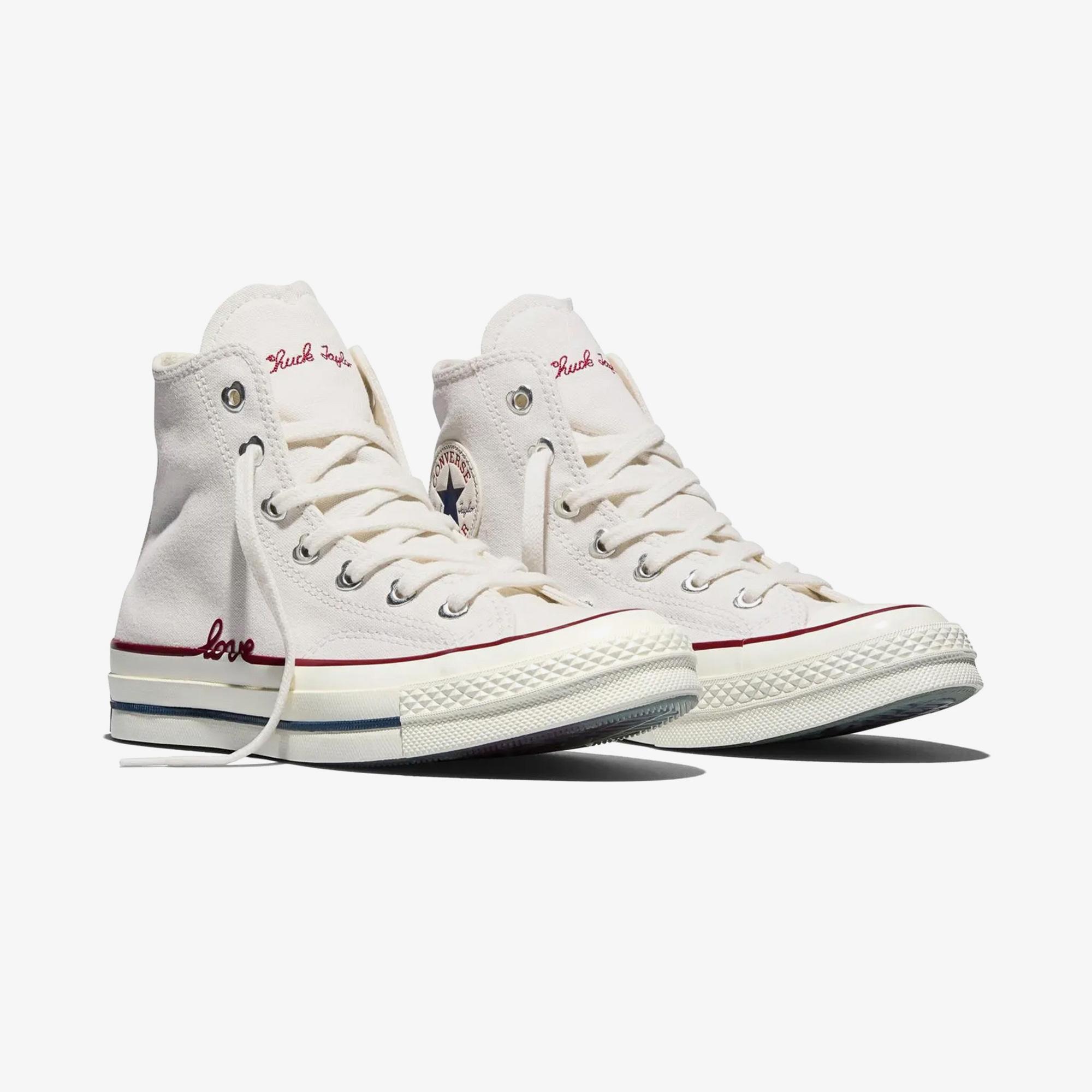 Converse Valentine's Day Chuck 70 Unisex Krem Sneaker