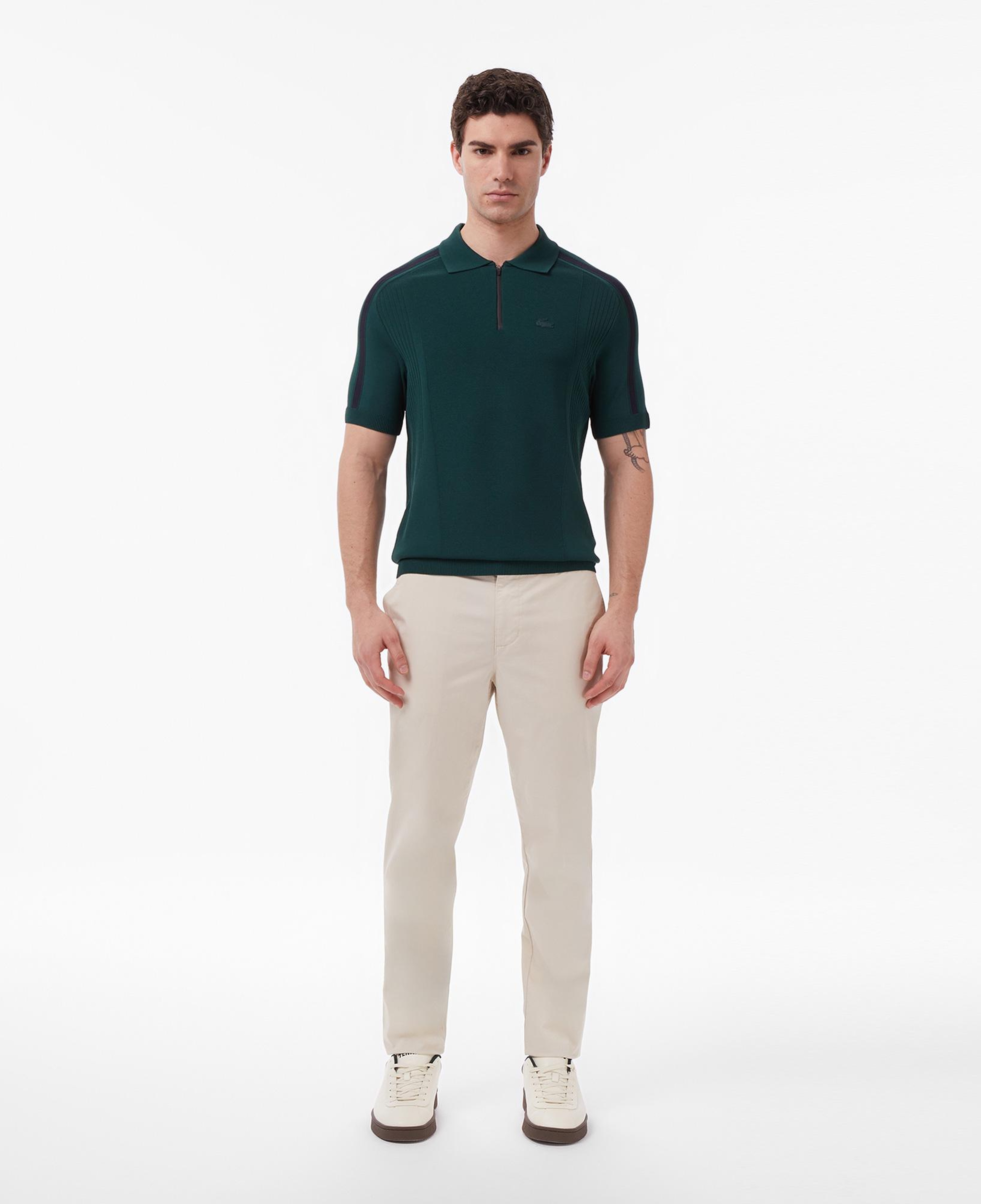 Lacoste Erkek Classic Fit Kısa Kollu Polo Yaka Koyu Yeşil Triko