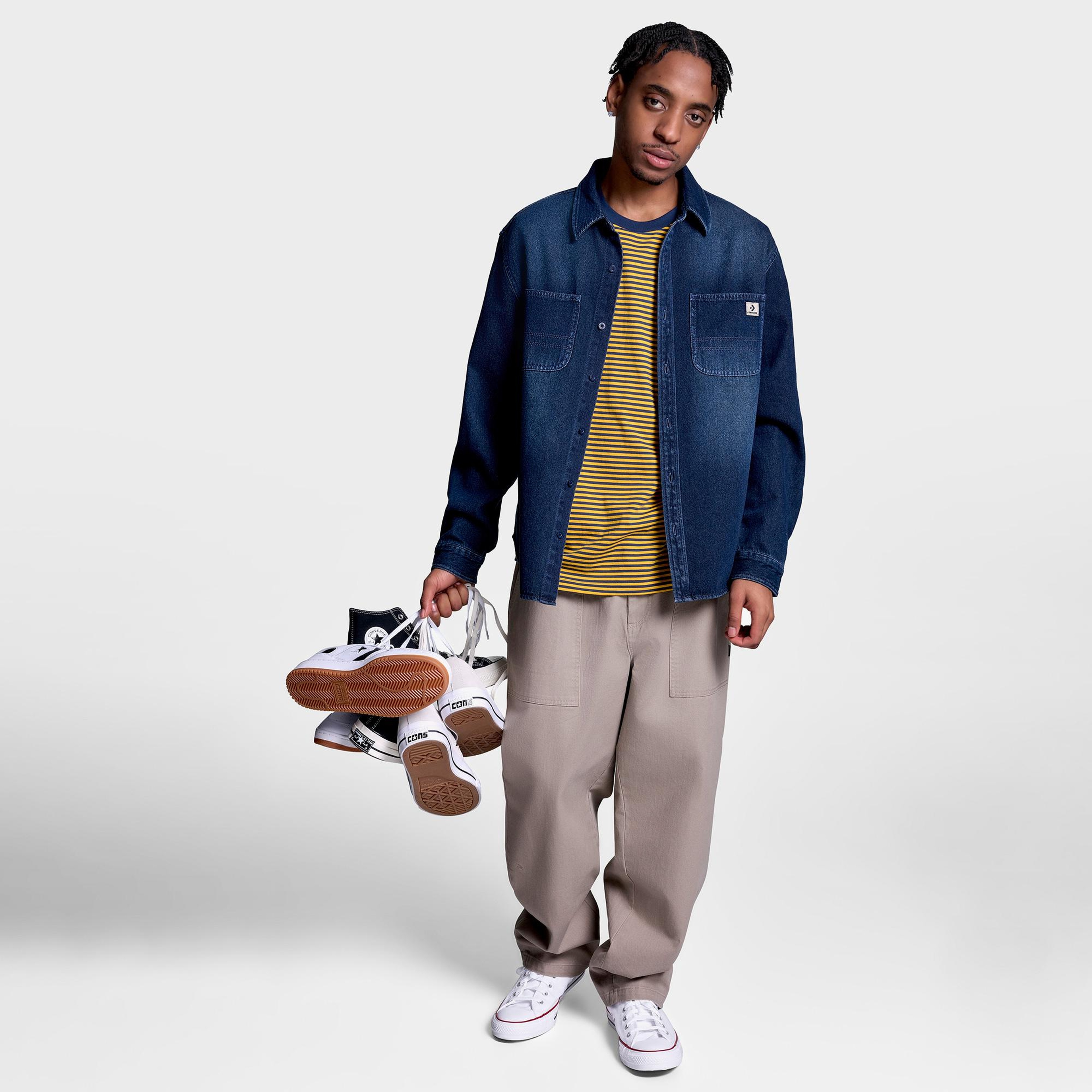 Converse Denim Erkek Siyah T-Shirt