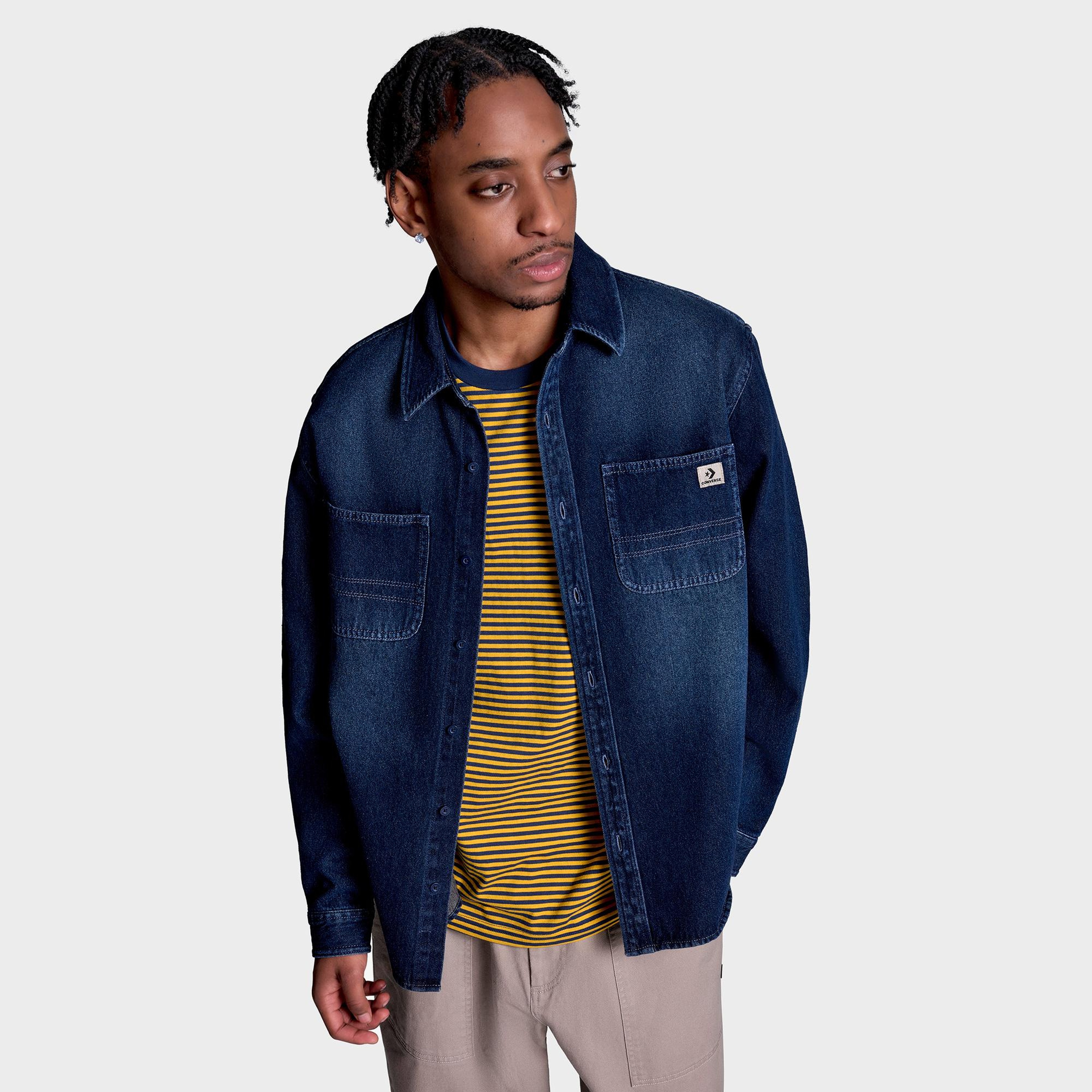 Converse Denim Erkek Siyah T-Shirt