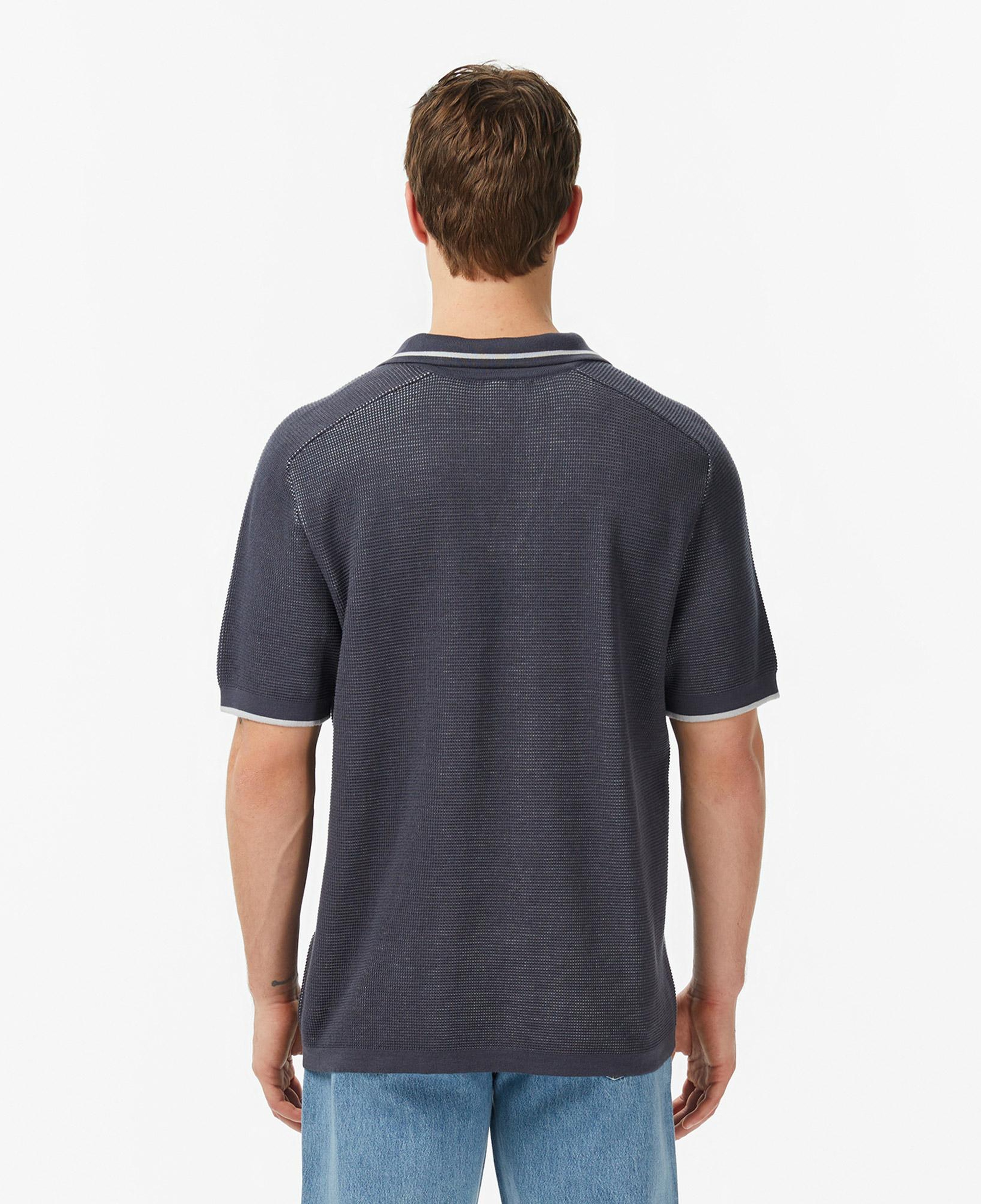 Lacoste Erkek Classic Fit Kısa Kollu Polo Yaka Koyu Gri Triko