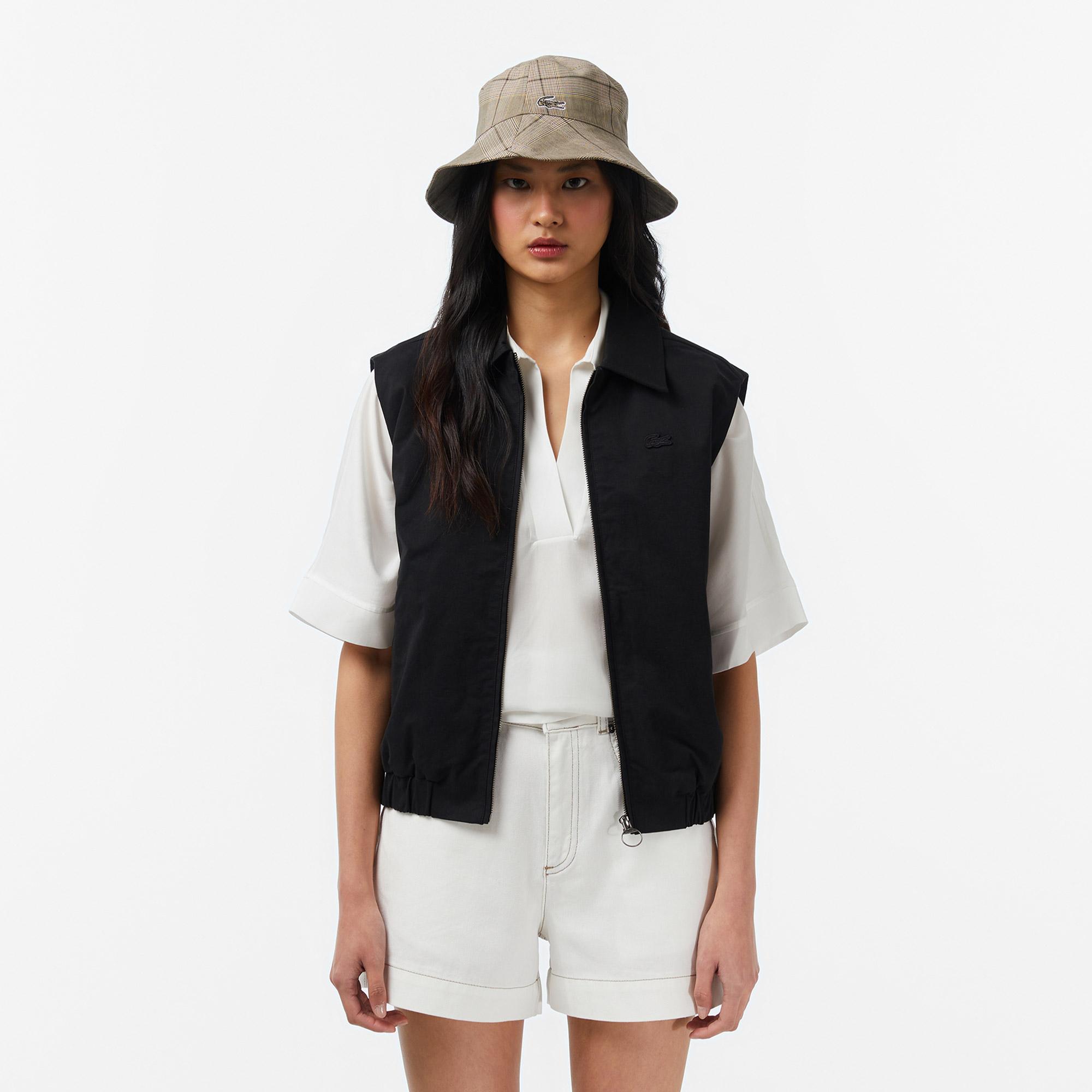 Lacoste Kadın Regular Fit Siyah Yelek