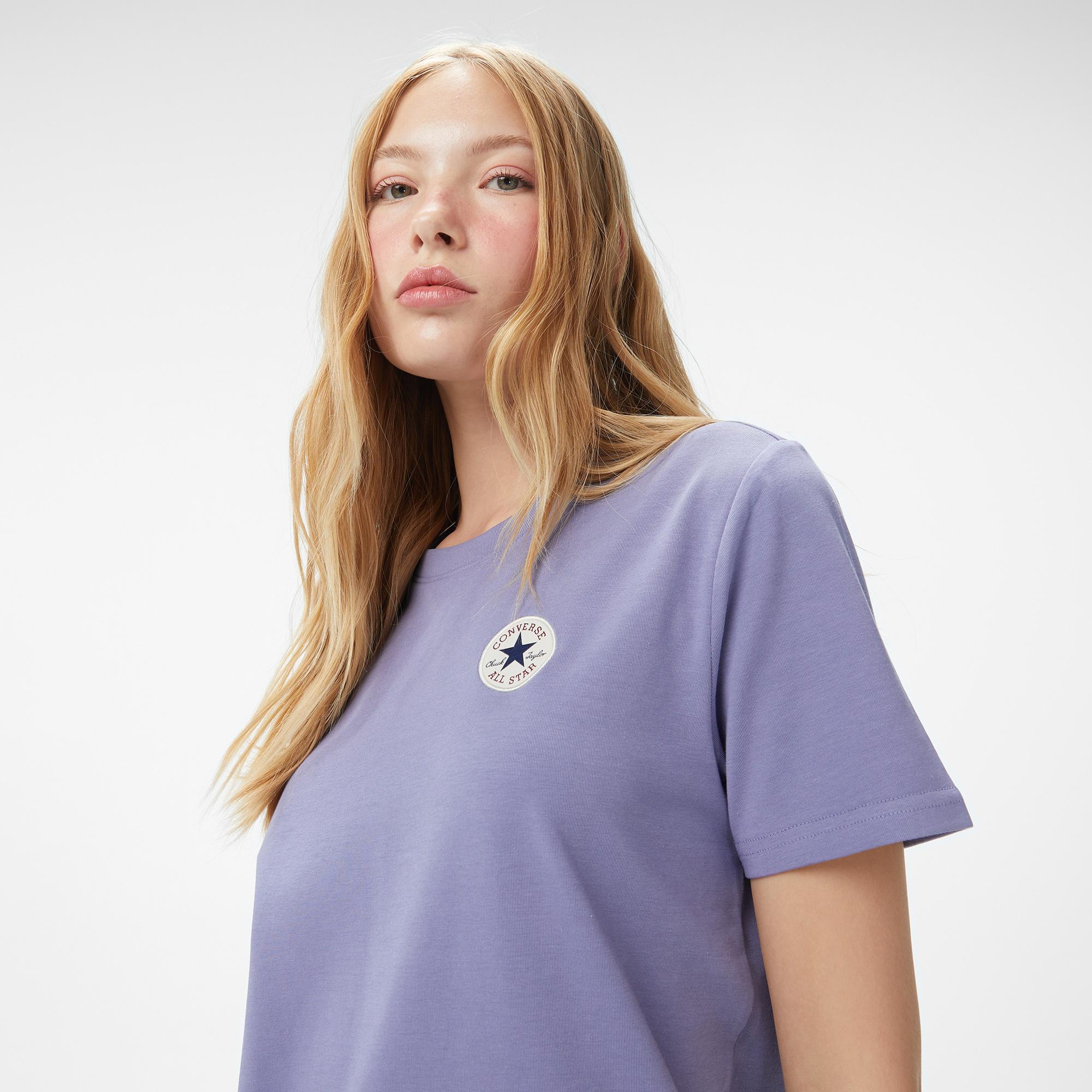 Converse Kadın Mor T-Shirt