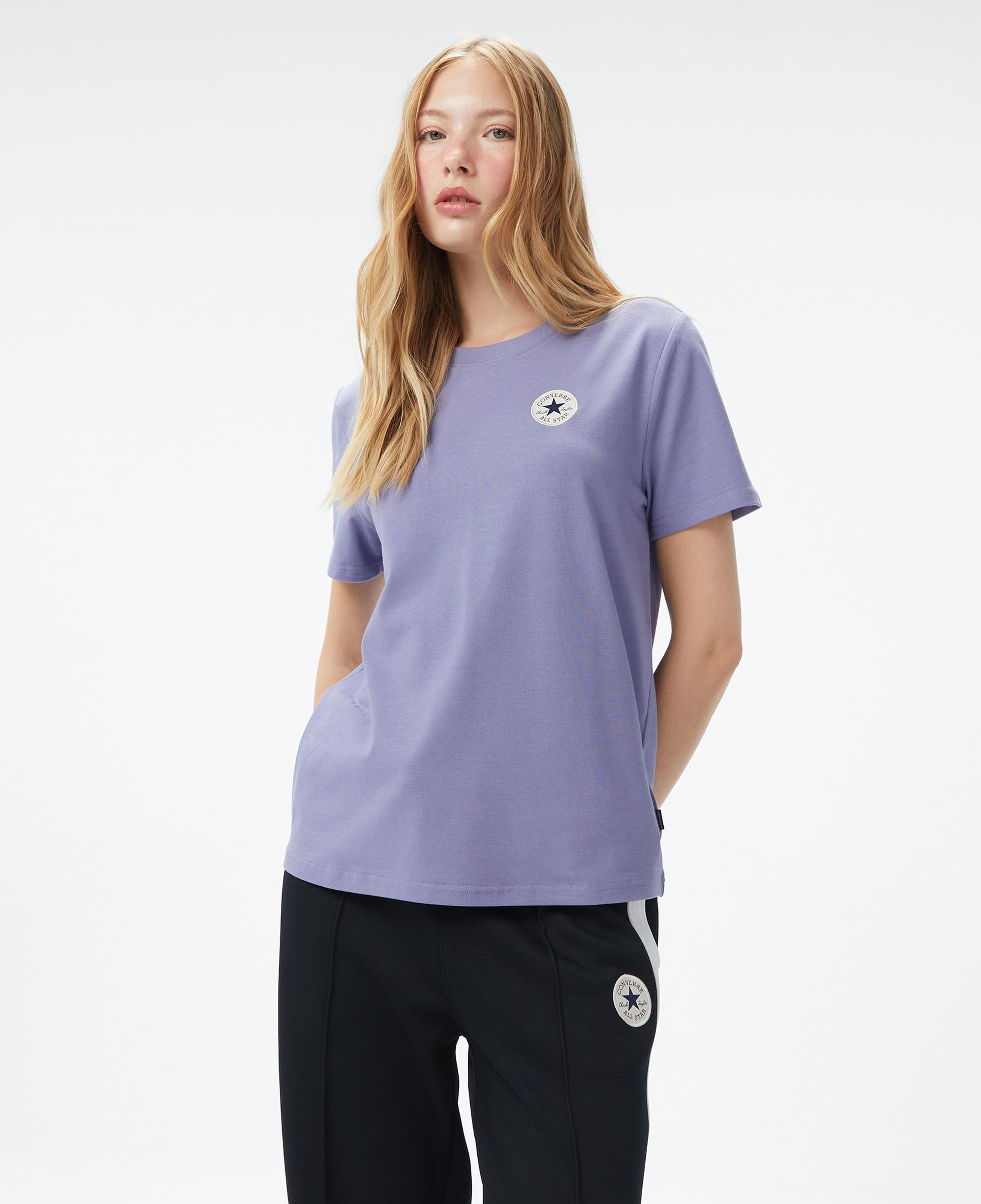 Converse Kadın Mor T-Shirt