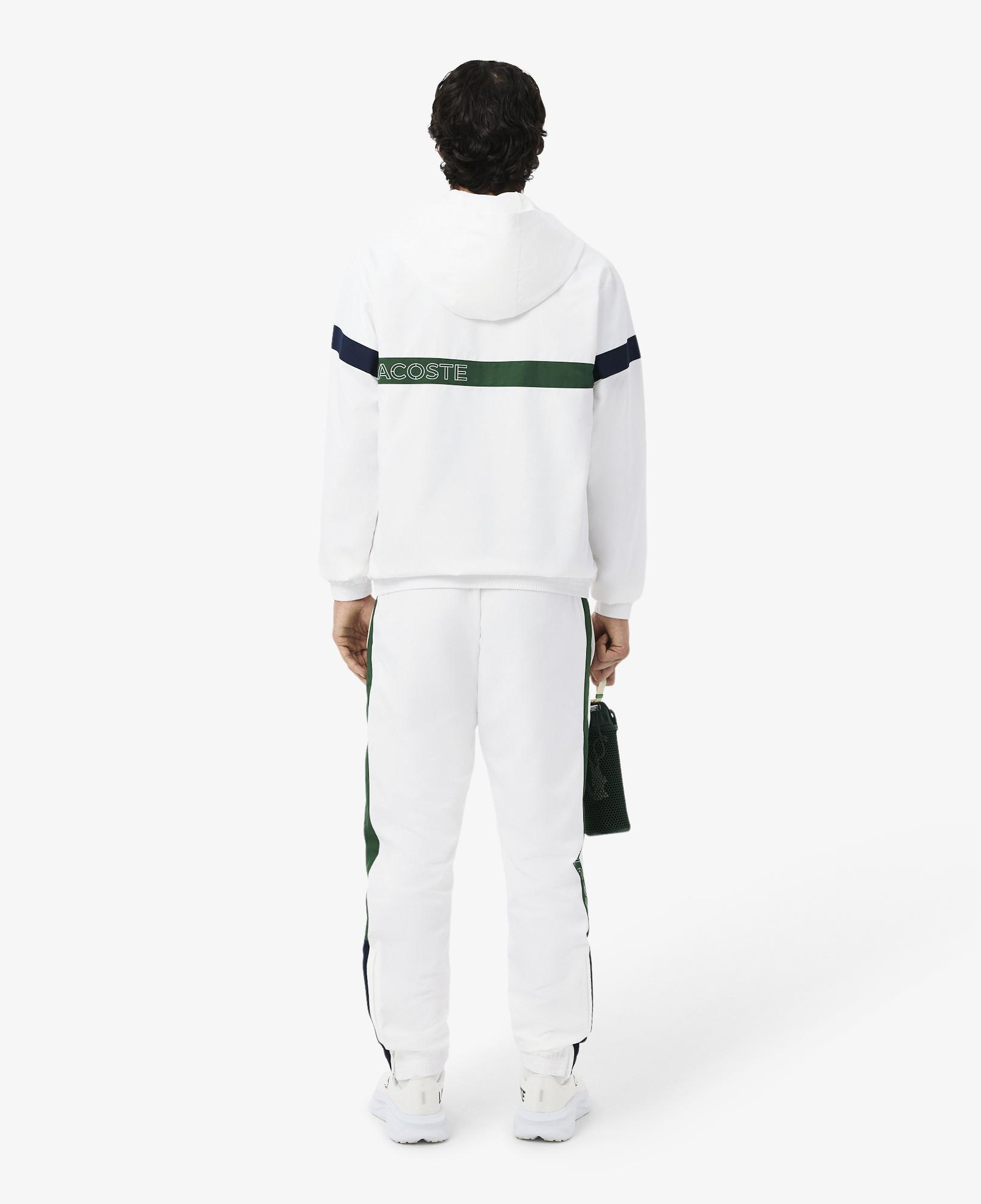 Lacoste Erkek Regular Fit Renk Bloklu Beyaz Eşofman Takımı