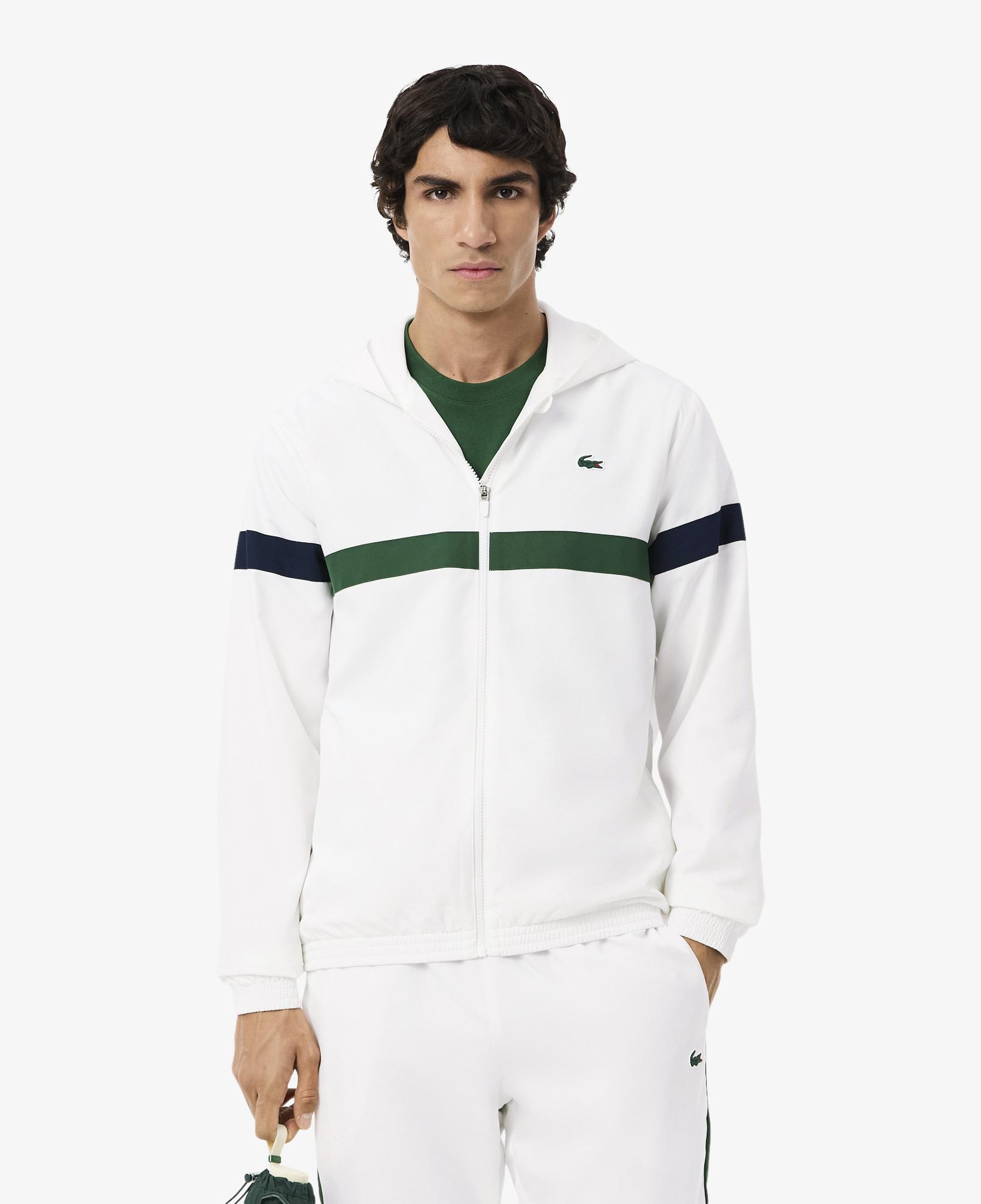 Lacoste Erkek Regular Fit Renk Bloklu Beyaz Eşofman Takımı