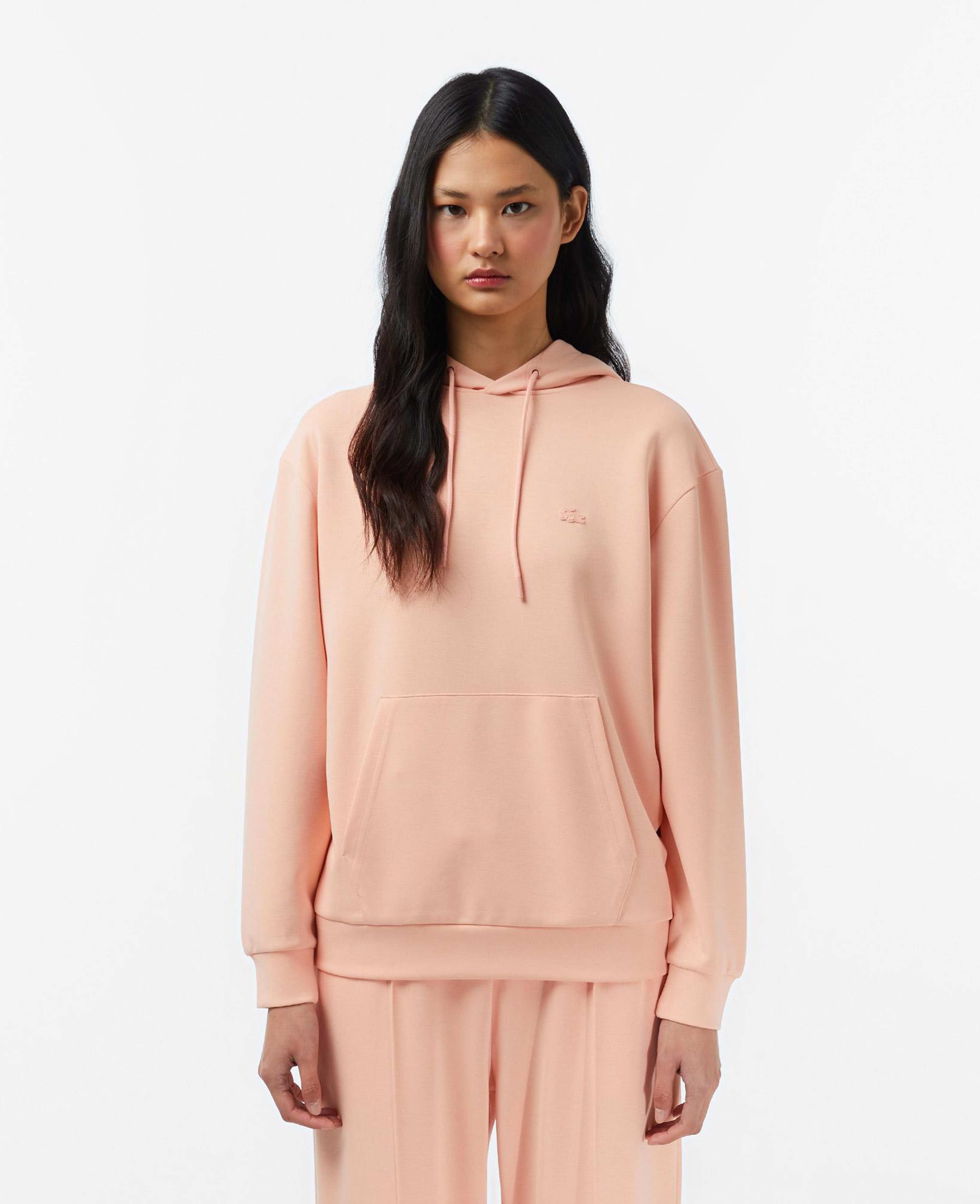 Lacoste Kadın Regular Fit Kapüşonlu Pembe Sweatshirt