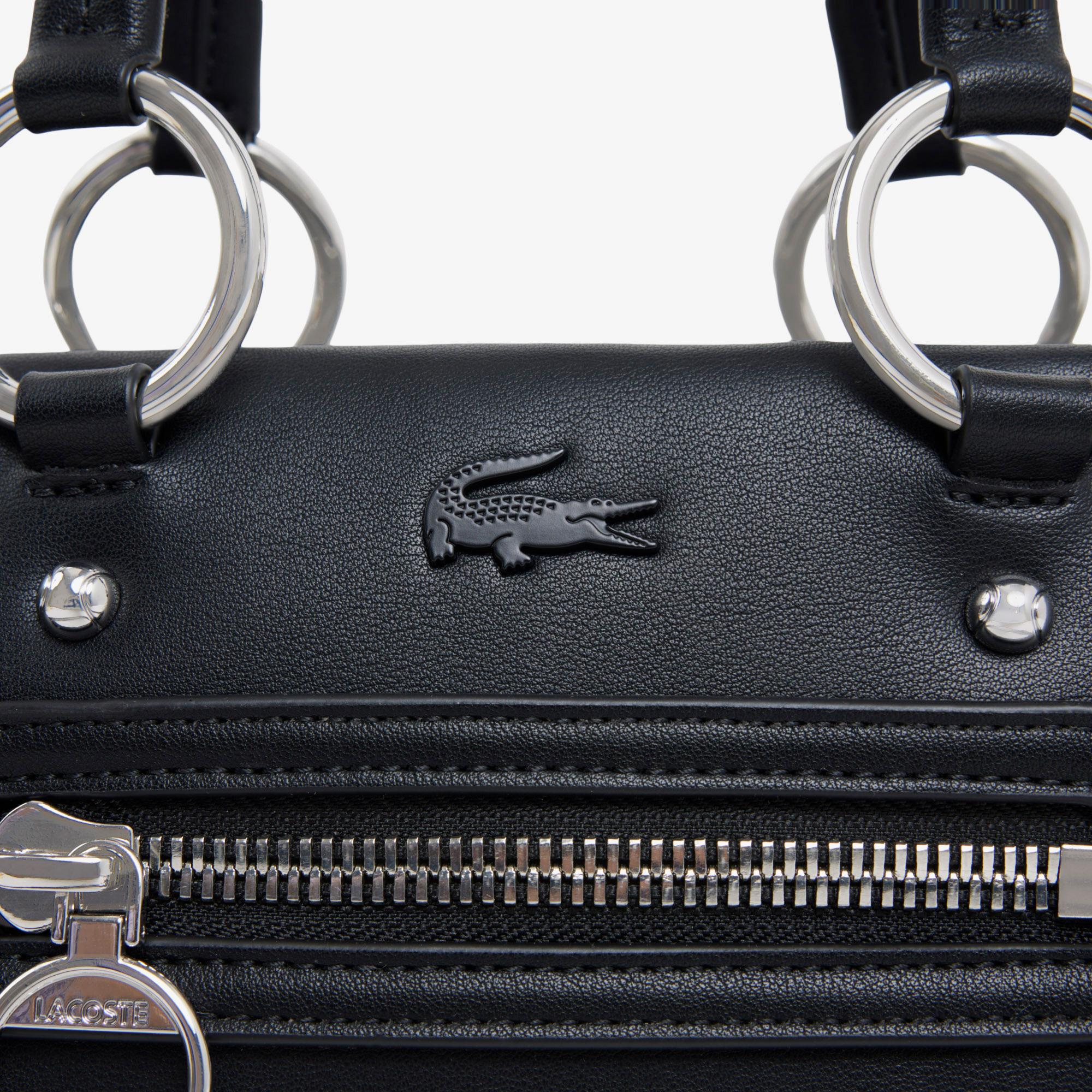 Lacoste Celys Kadın Deri Siyah Omuz Çantası