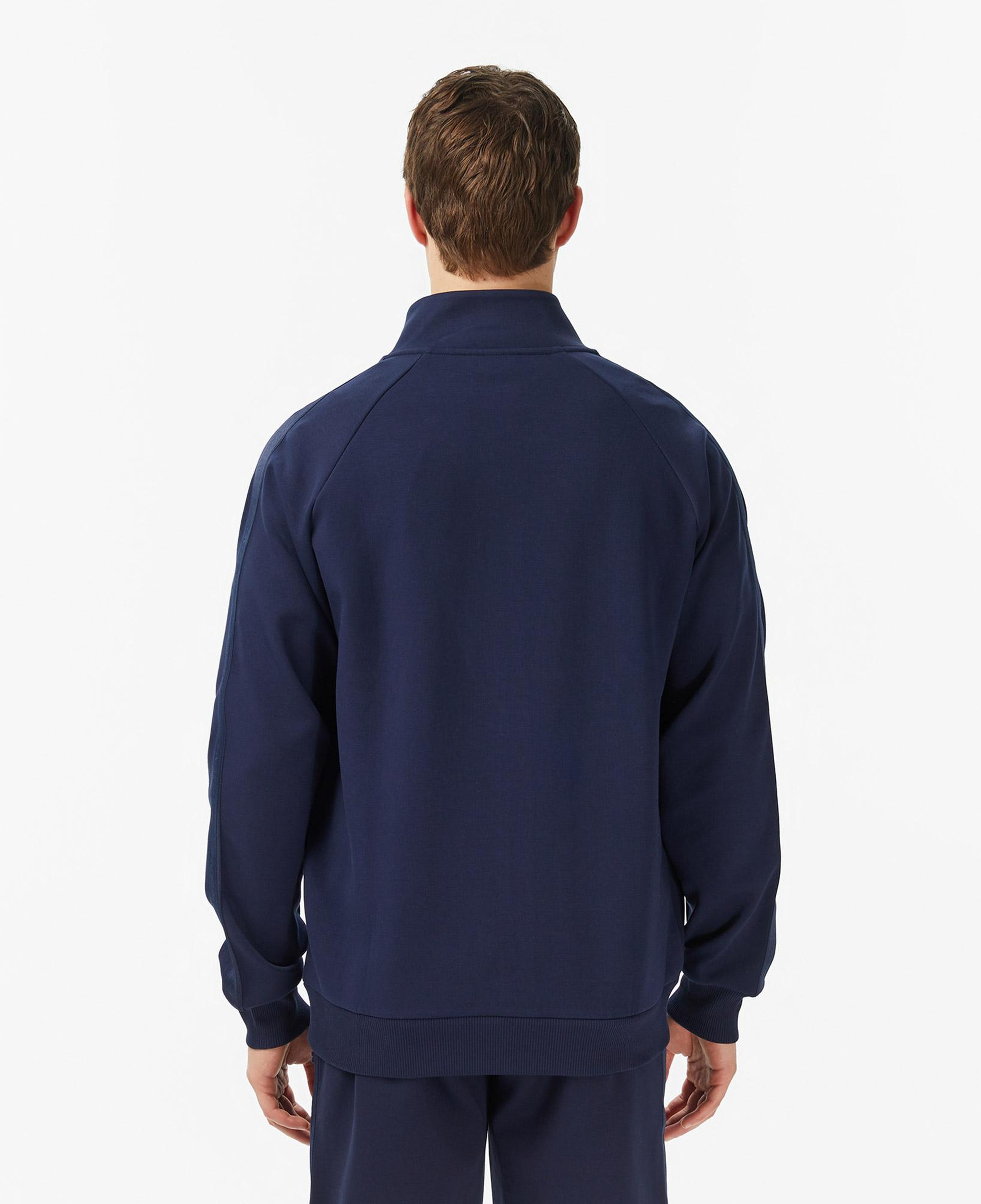 Lacoste Erkek Classic Fit Dik Yaka Lacivert Sweatshirt