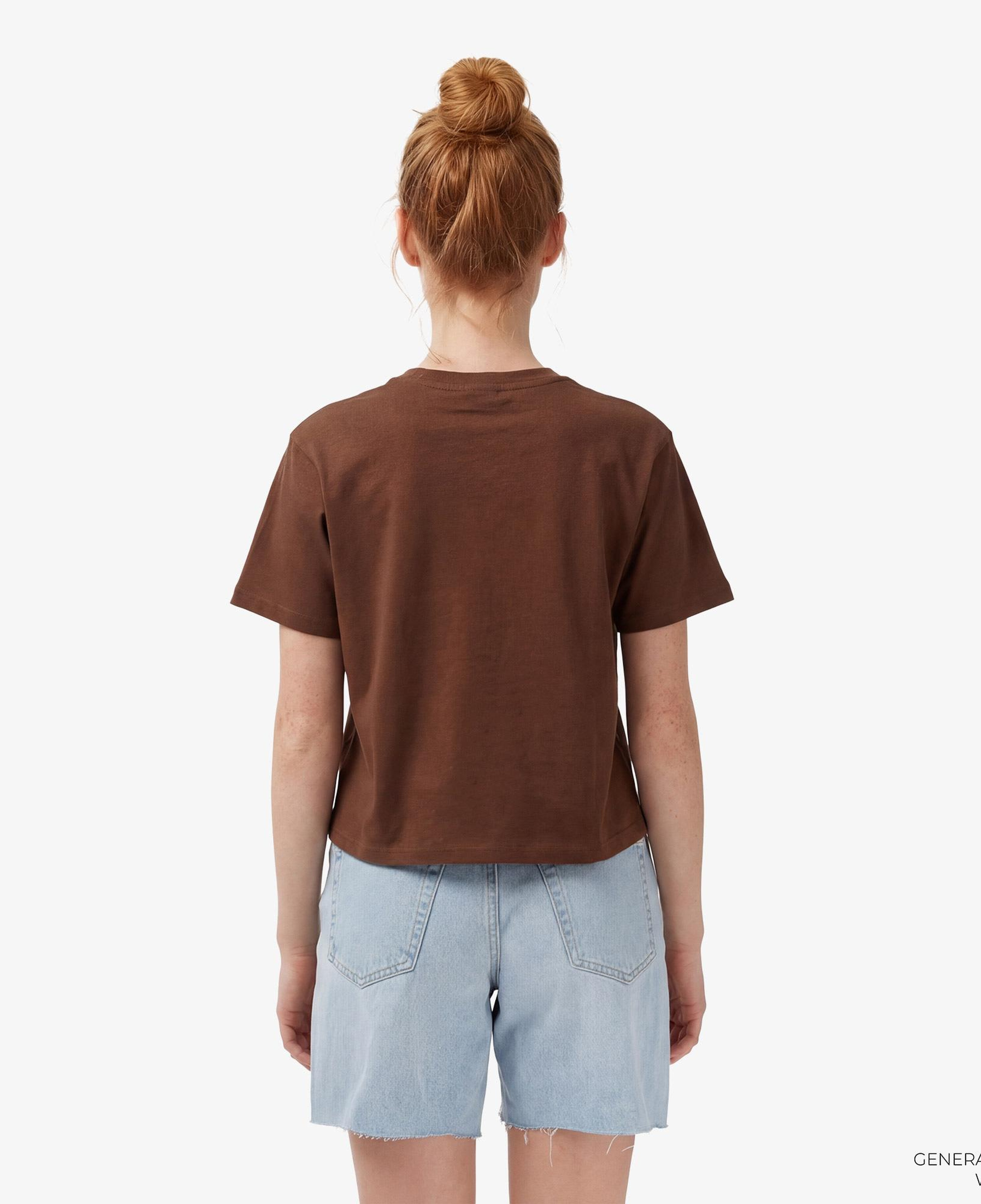 Dickies Oakport Boxy Kadın Kahverengi T-Shirt