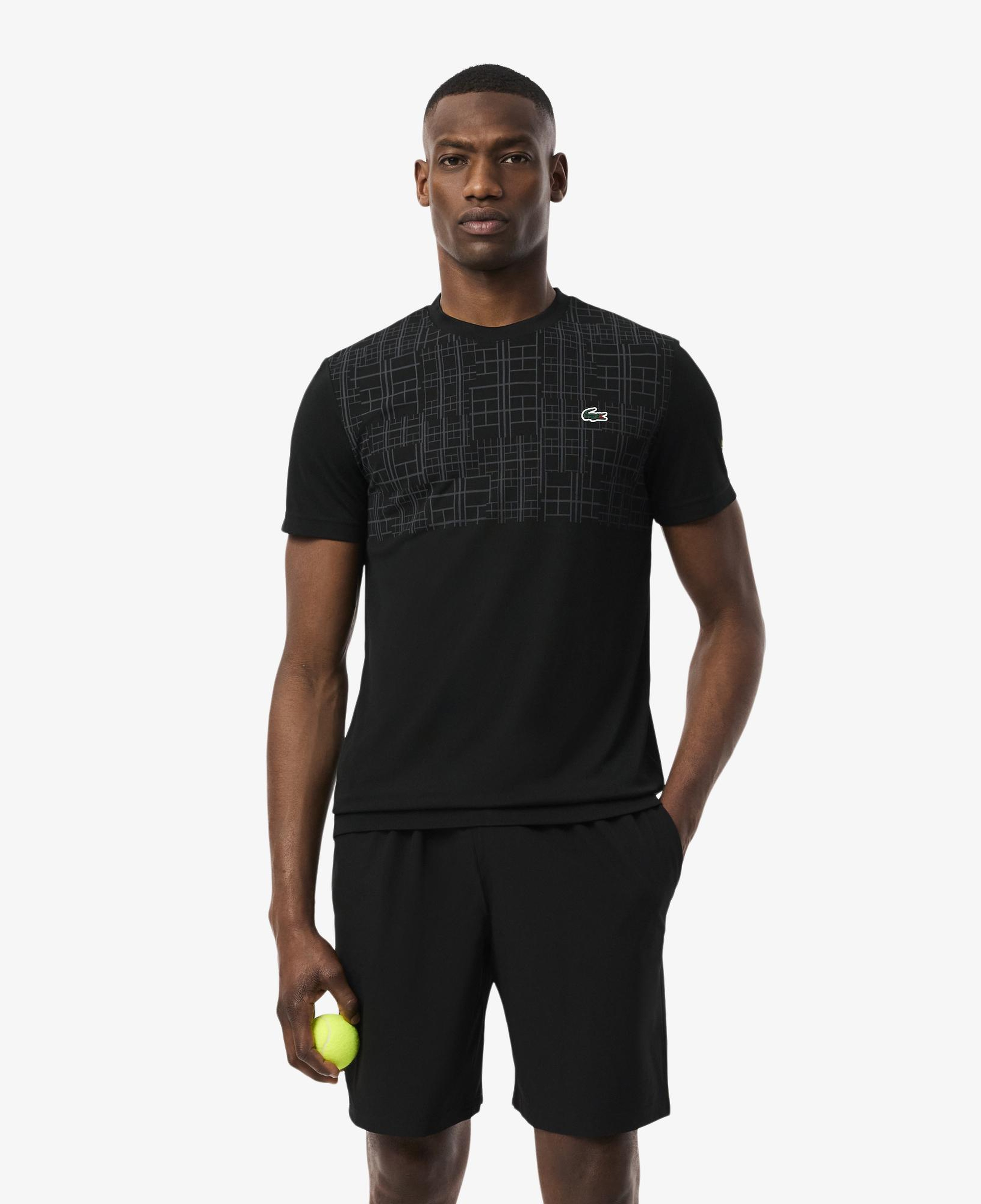 Lacoste Tennis x Novak Djokovic Erkek Regular Fit Siyah Şort