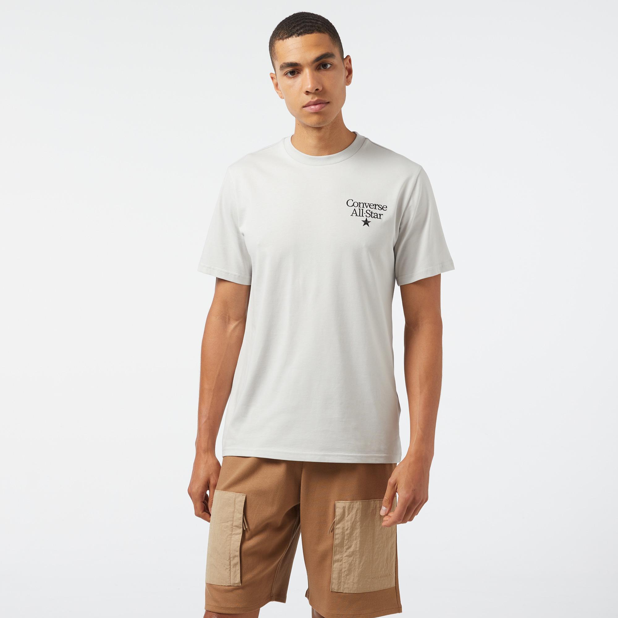 Converse All Star Erkek Beyaz T-Shirt