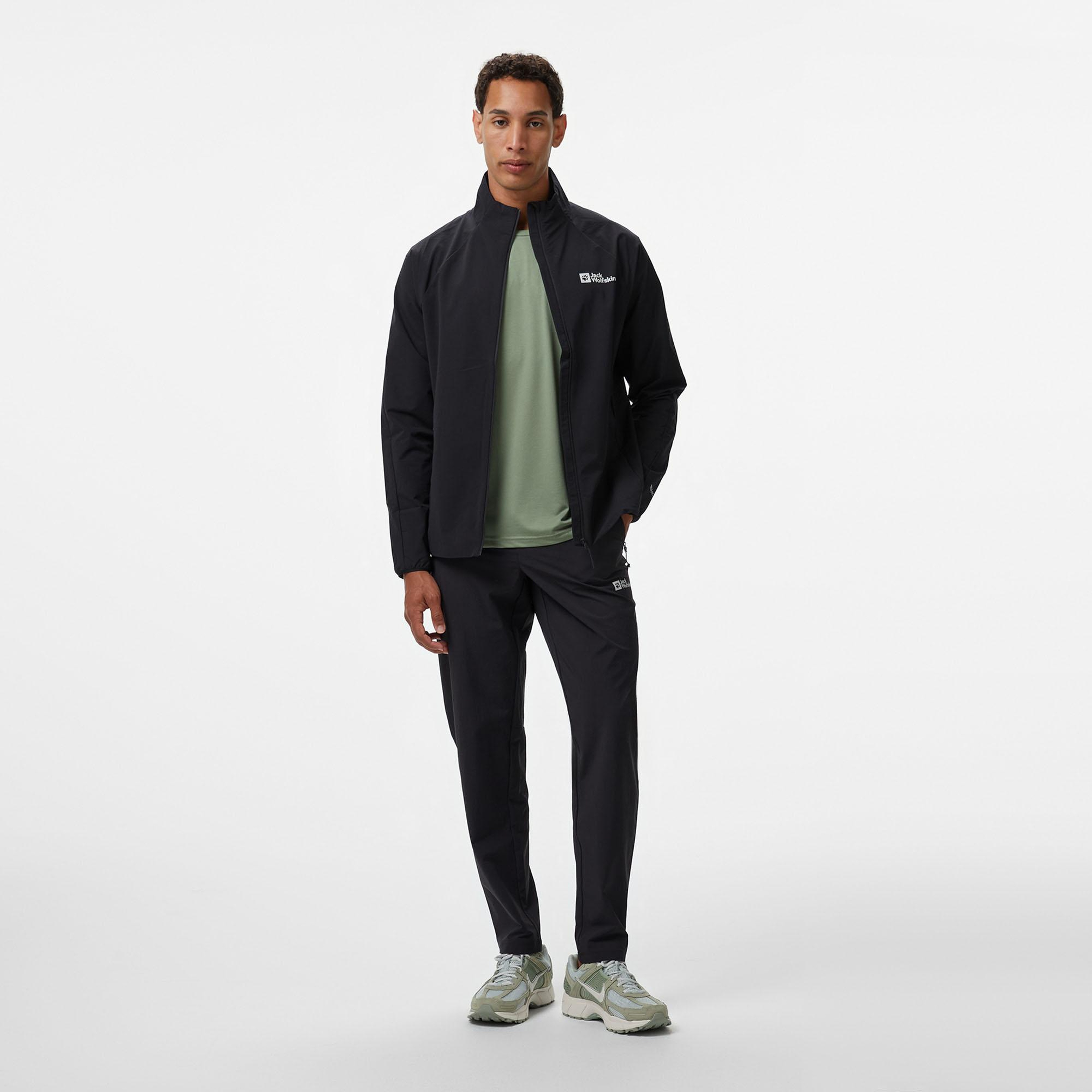 Jack Wolfskin Prelight Stride Jkt  Erkek Siyah Ceket