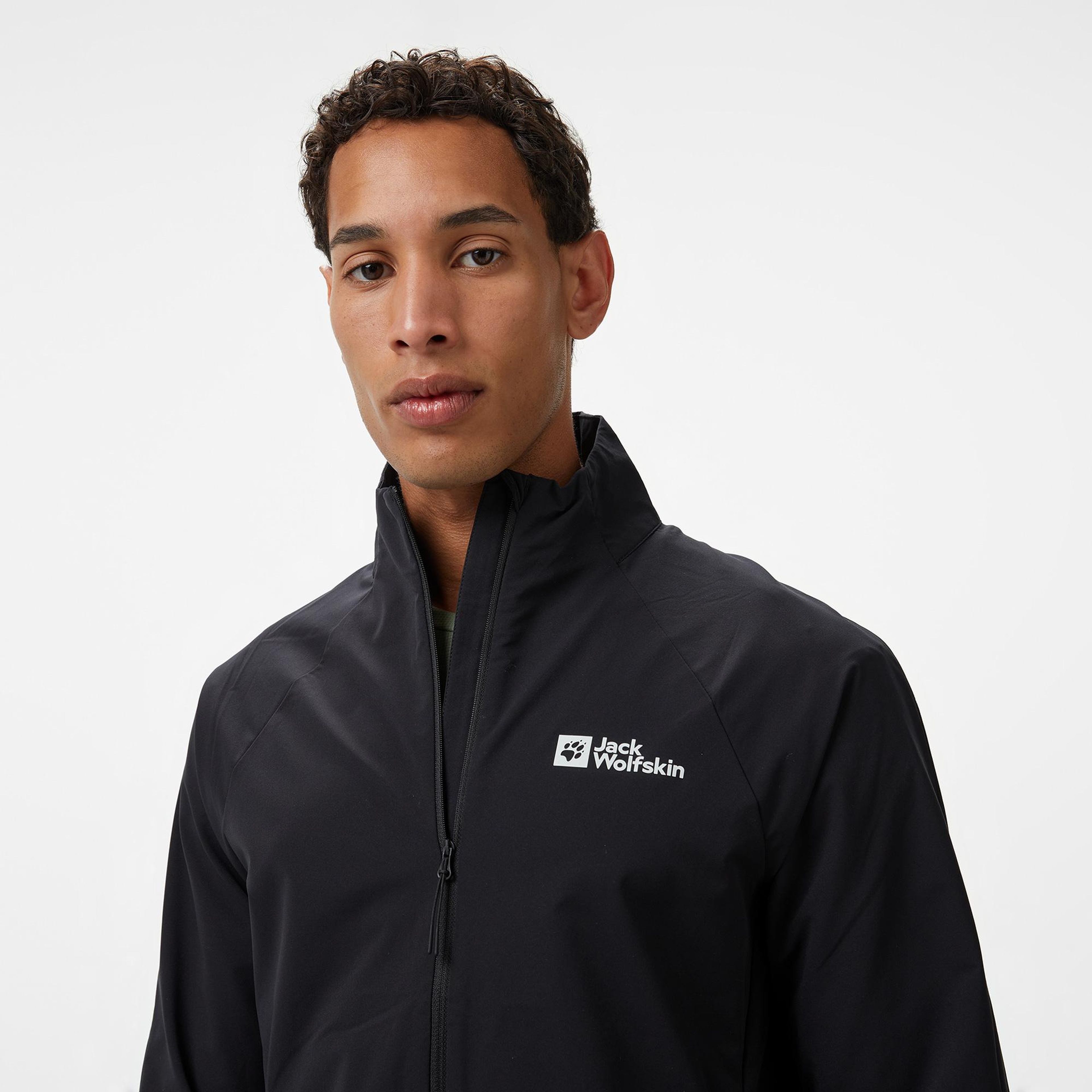 Jack Wolfskin Prelight Stride Jkt  Erkek Siyah Ceket