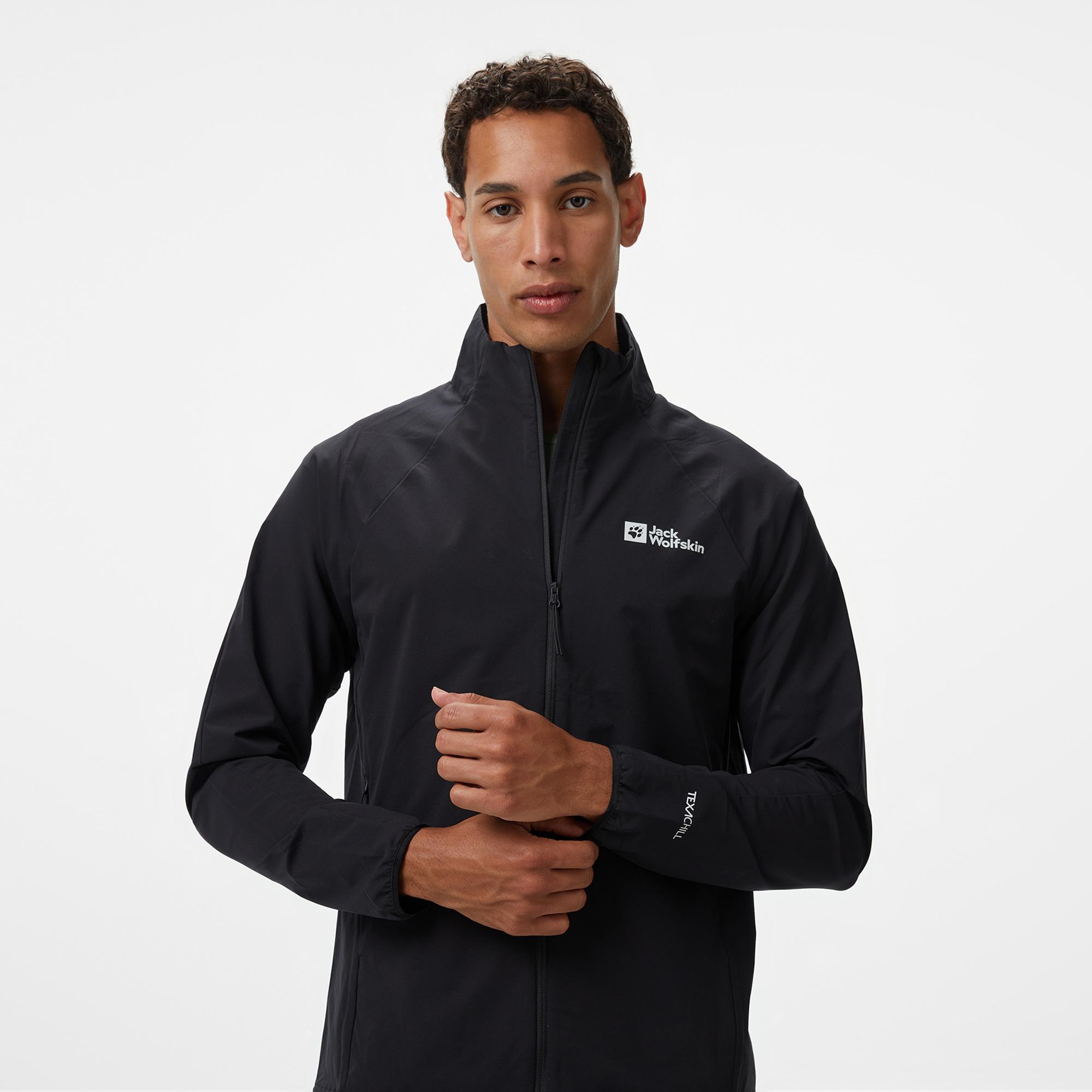 Jack Wolfskin Prelight Stride Jkt  Erkek Siyah Ceket