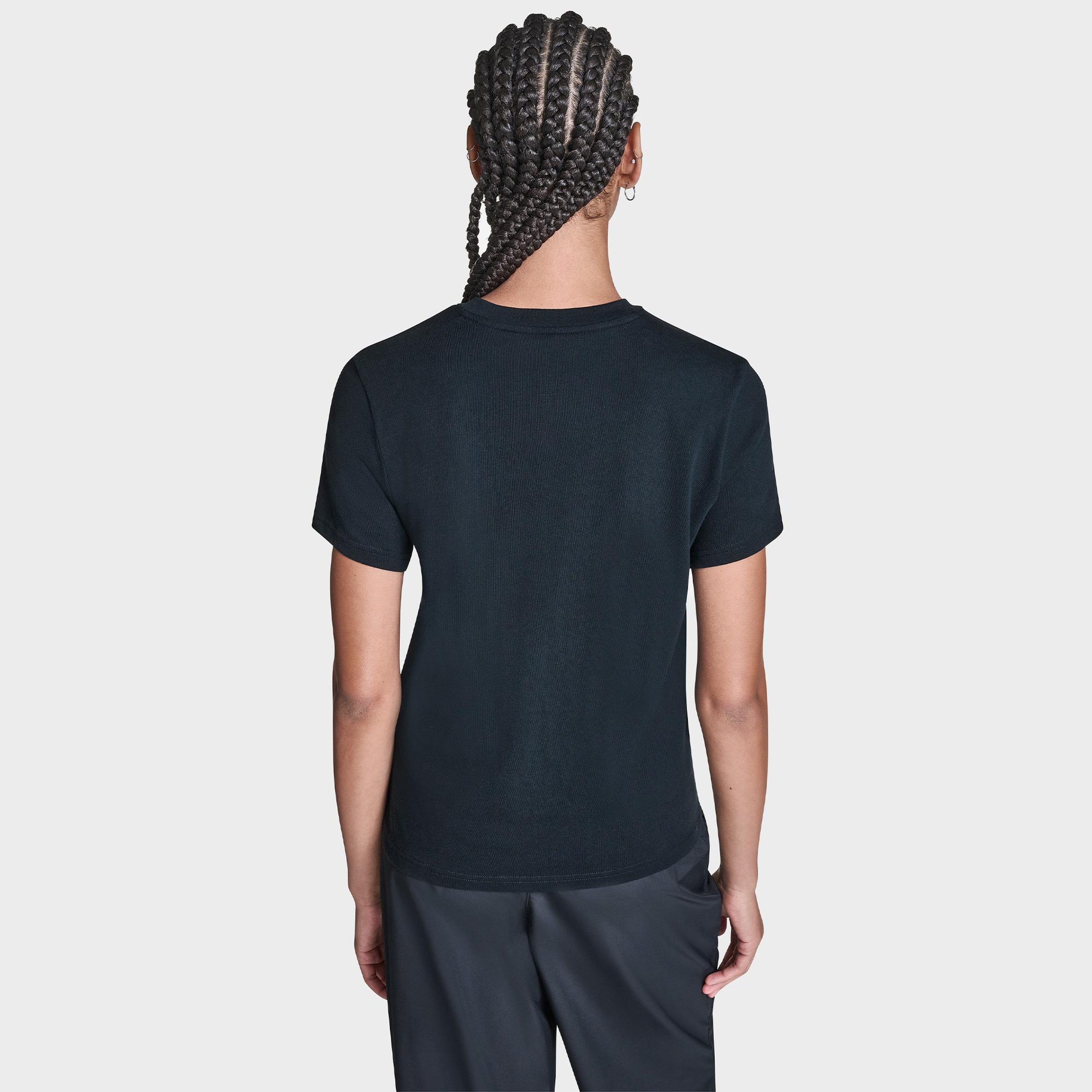 Converse Kadın Siyah T-Shirt