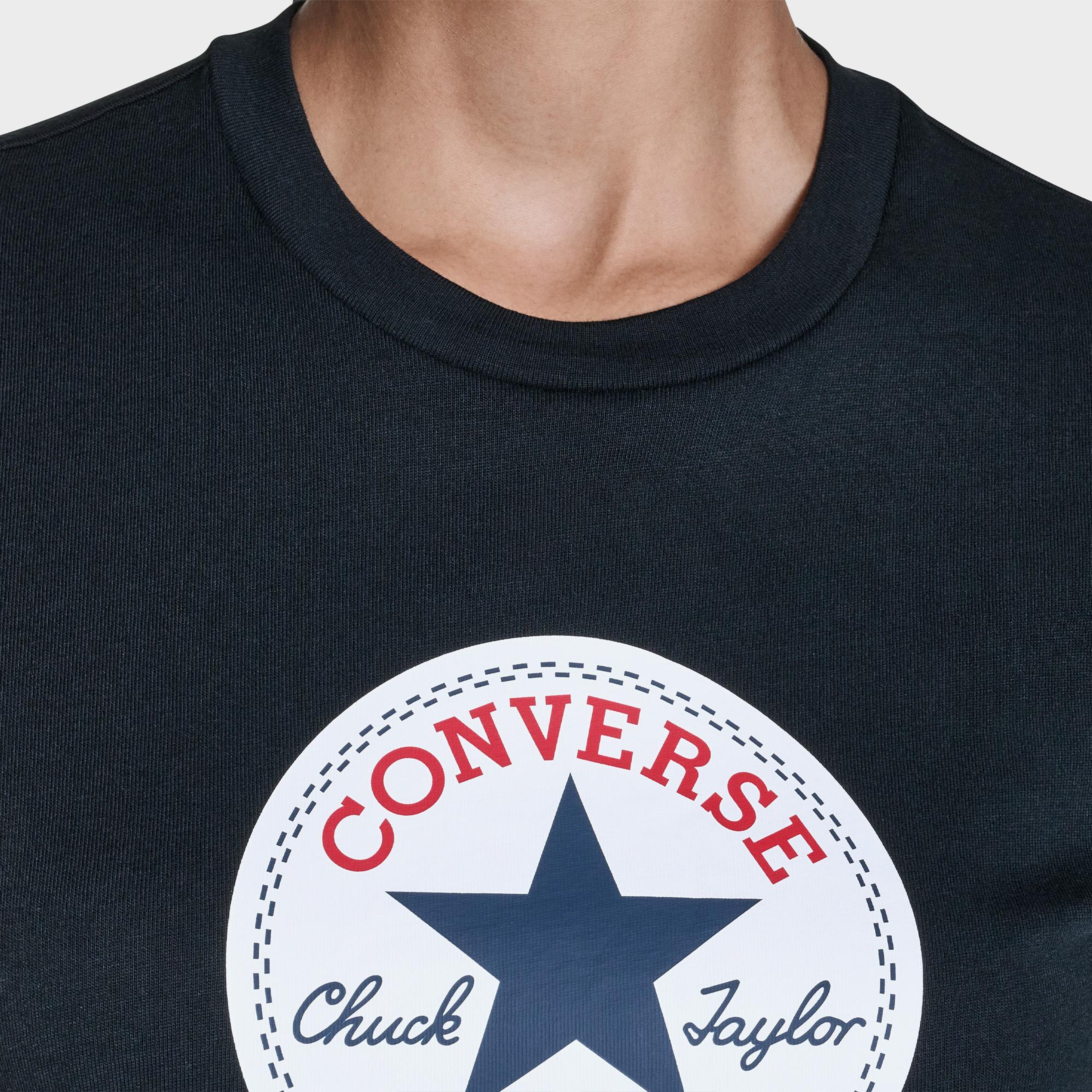 Converse Kadın Siyah T-Shirt