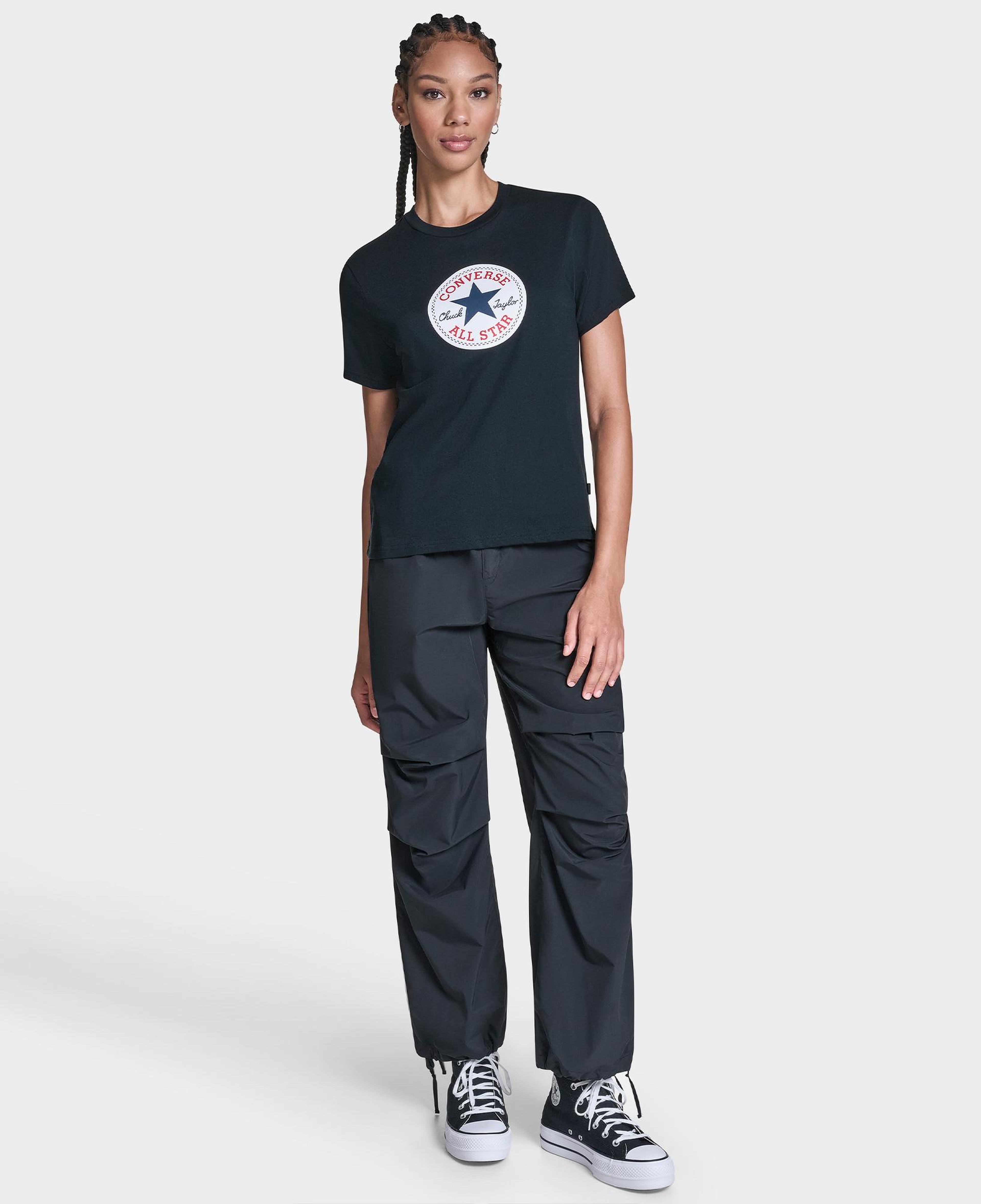 Converse Kadın Siyah T-Shirt