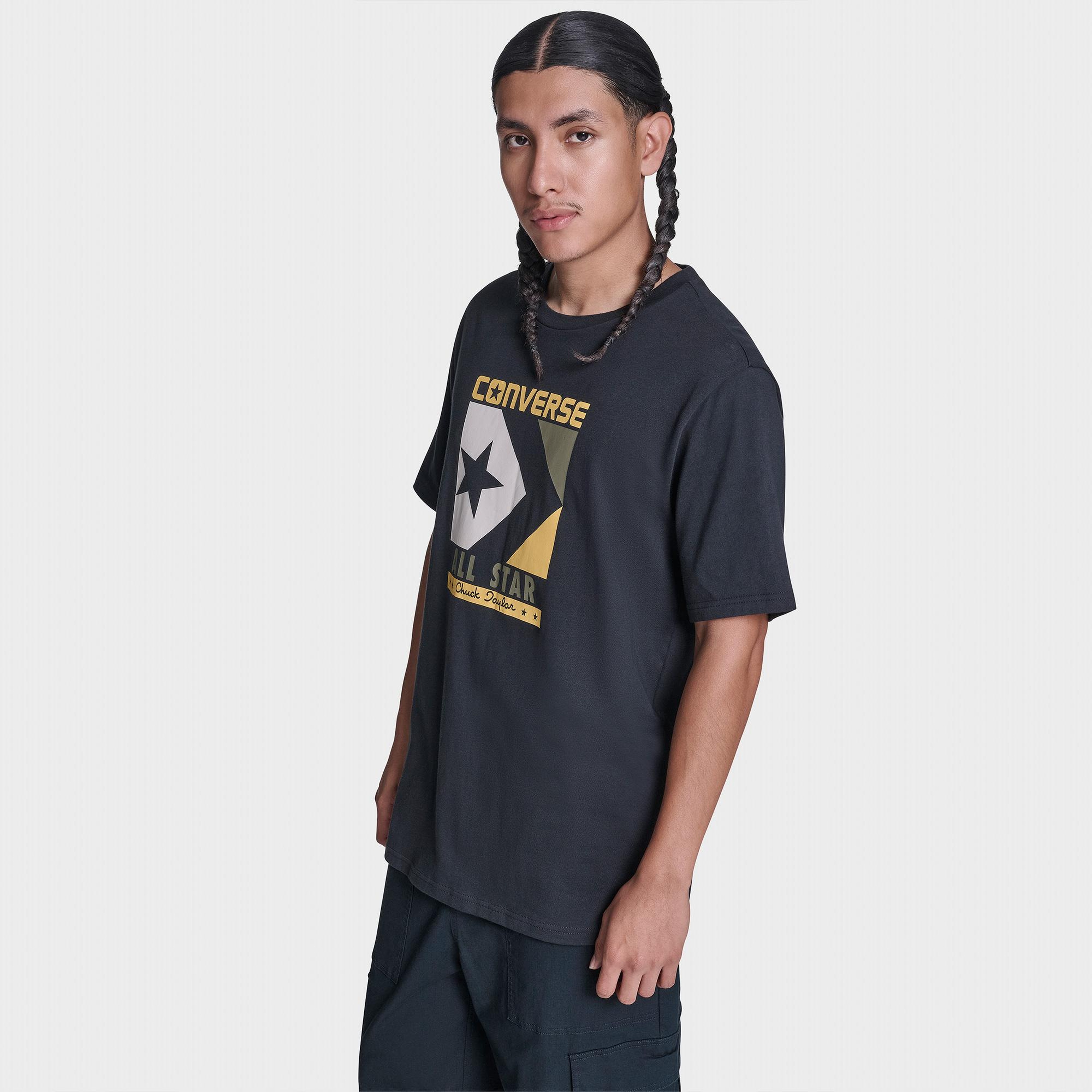 Converse Erkek Siyah T-Shirt