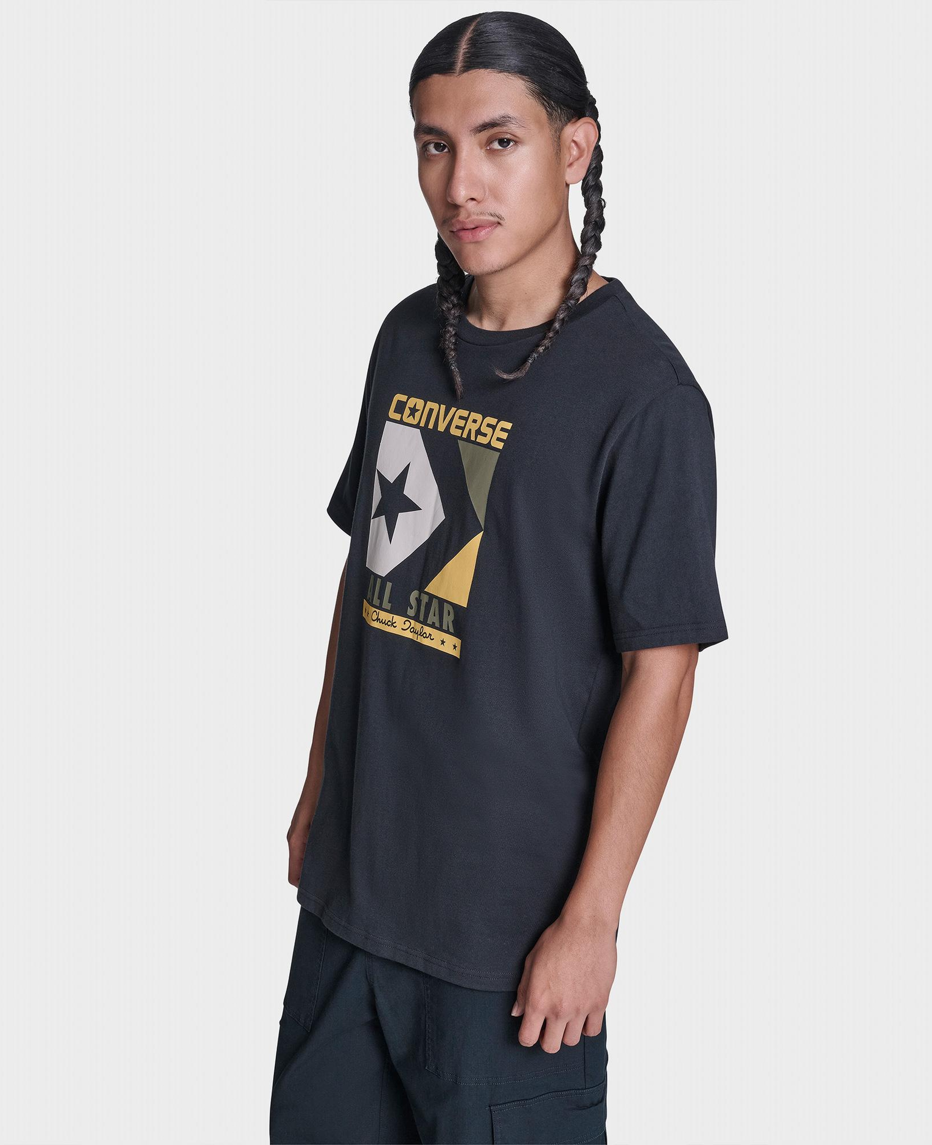 Converse Erkek Siyah T-Shirt