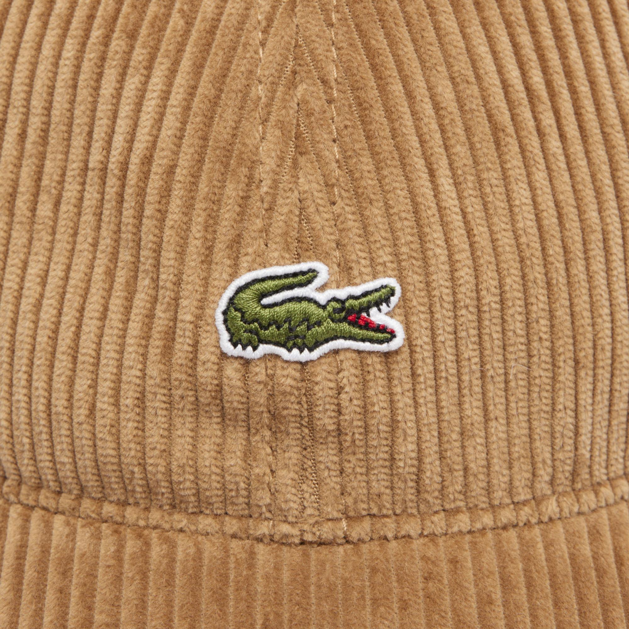 Lacoste Unisex Kadife Kahverengi Şapka